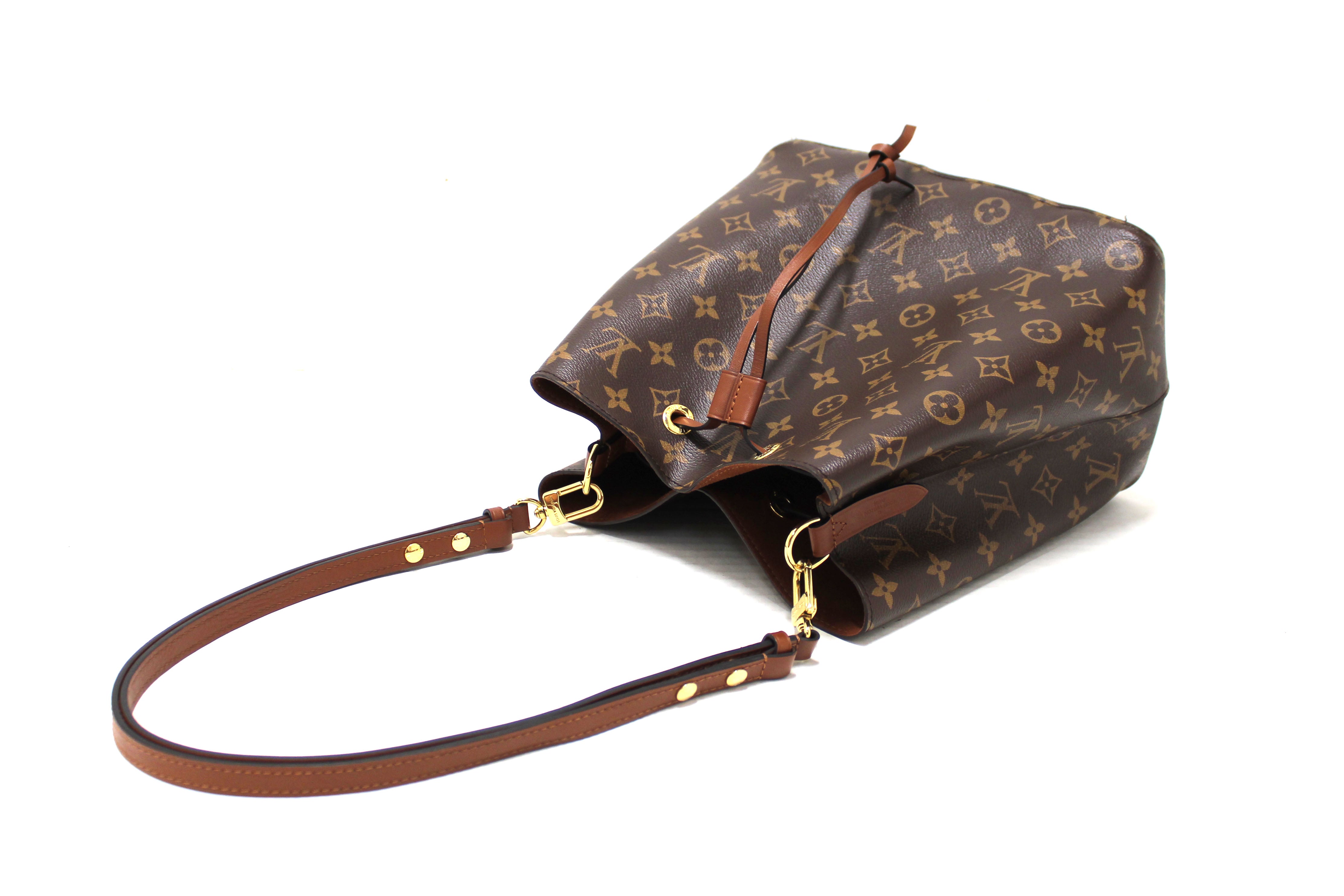 Authentic Louis Vuitton Classic Monogram Brown NeoNoe Shoulder Bag