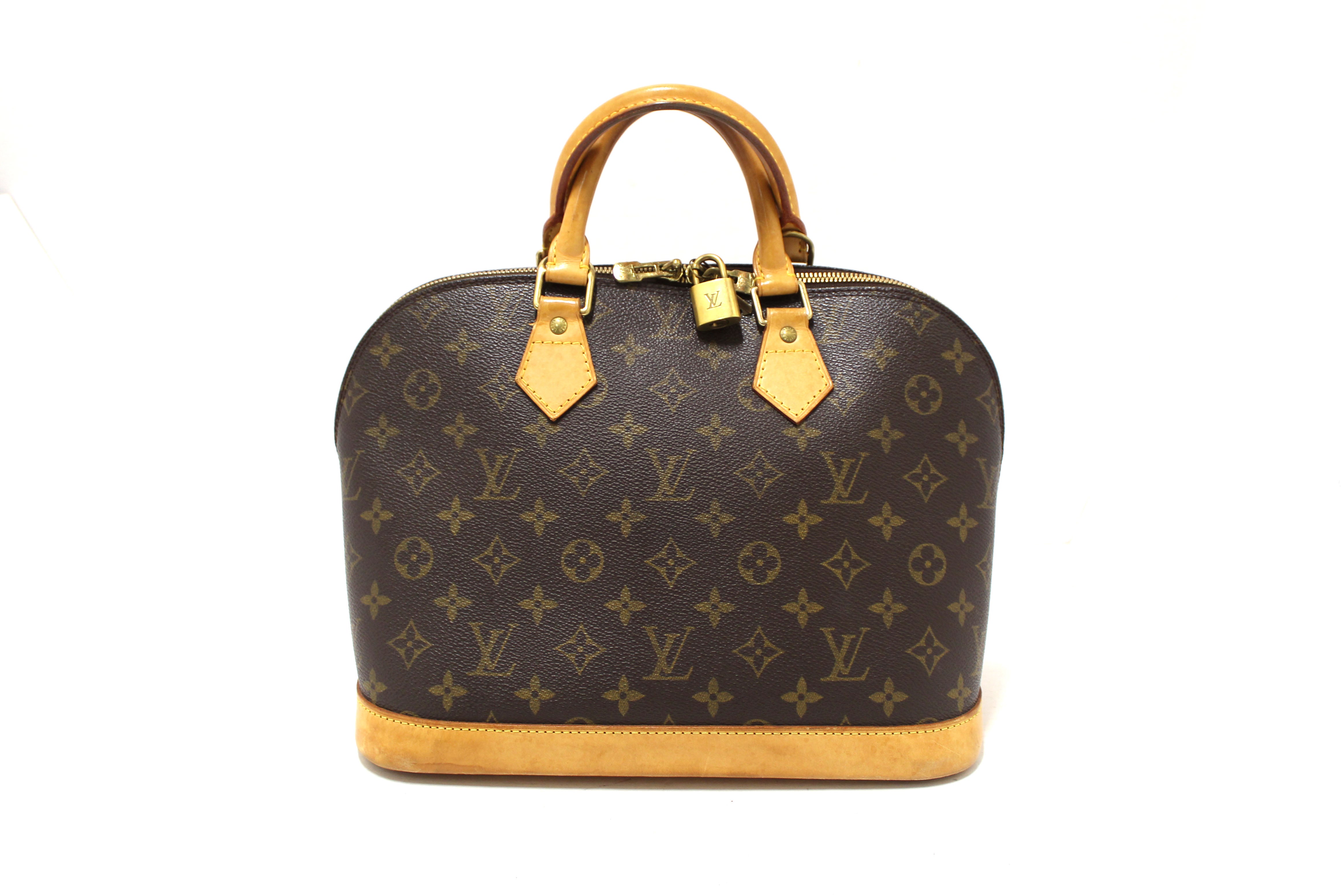 Authentic Louis Vuitton Classic Monogram Alma PM Handbag