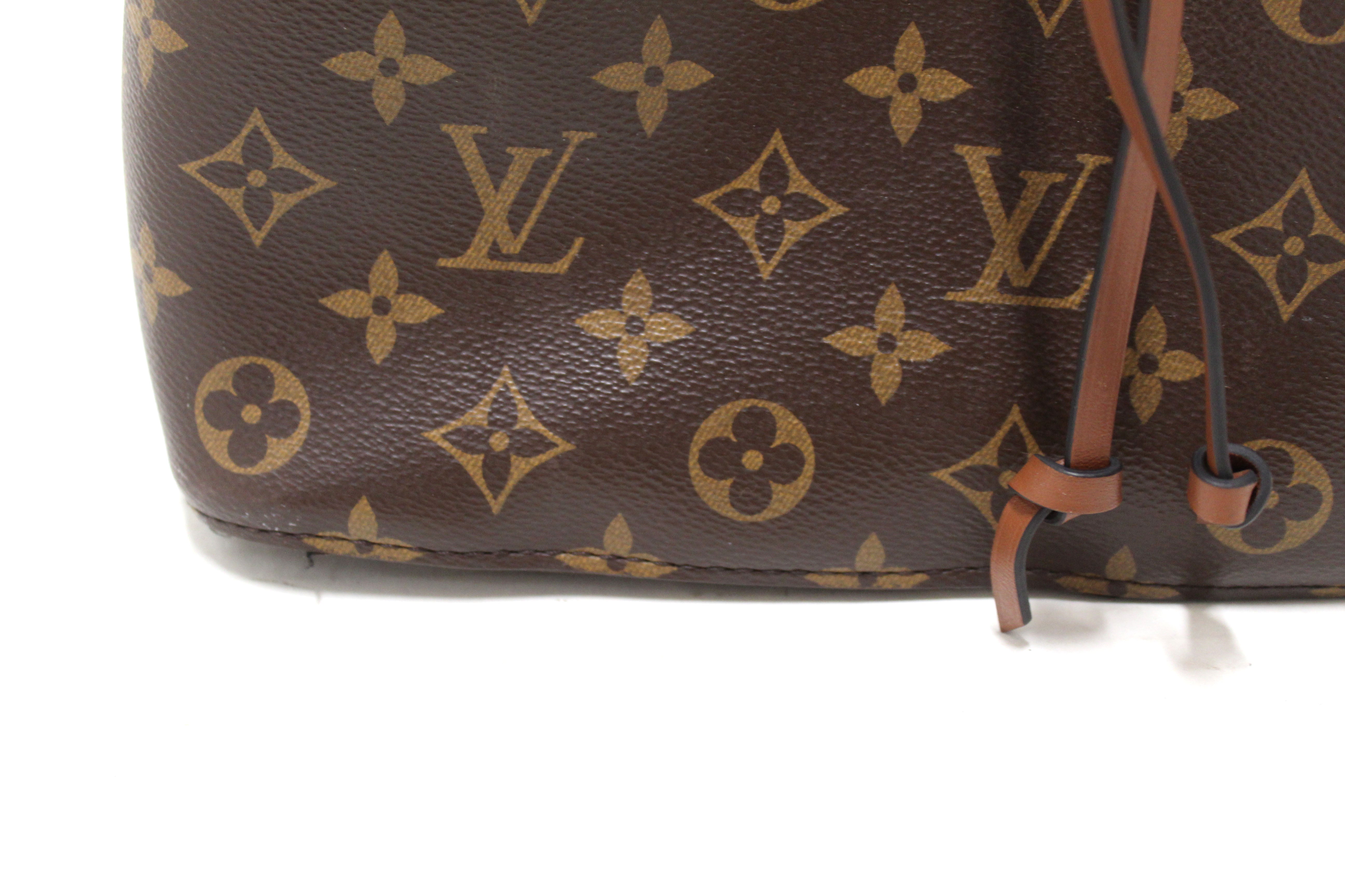 Authentic Louis Vuitton Classic Monogram Brown NeoNoe Shoulder Bag