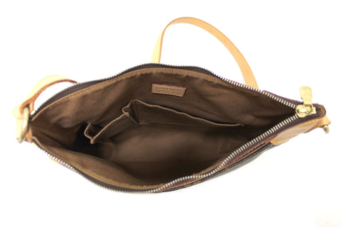 Authentic Louis Vuitton Classic Monogram Odeon MM Messenger Bag