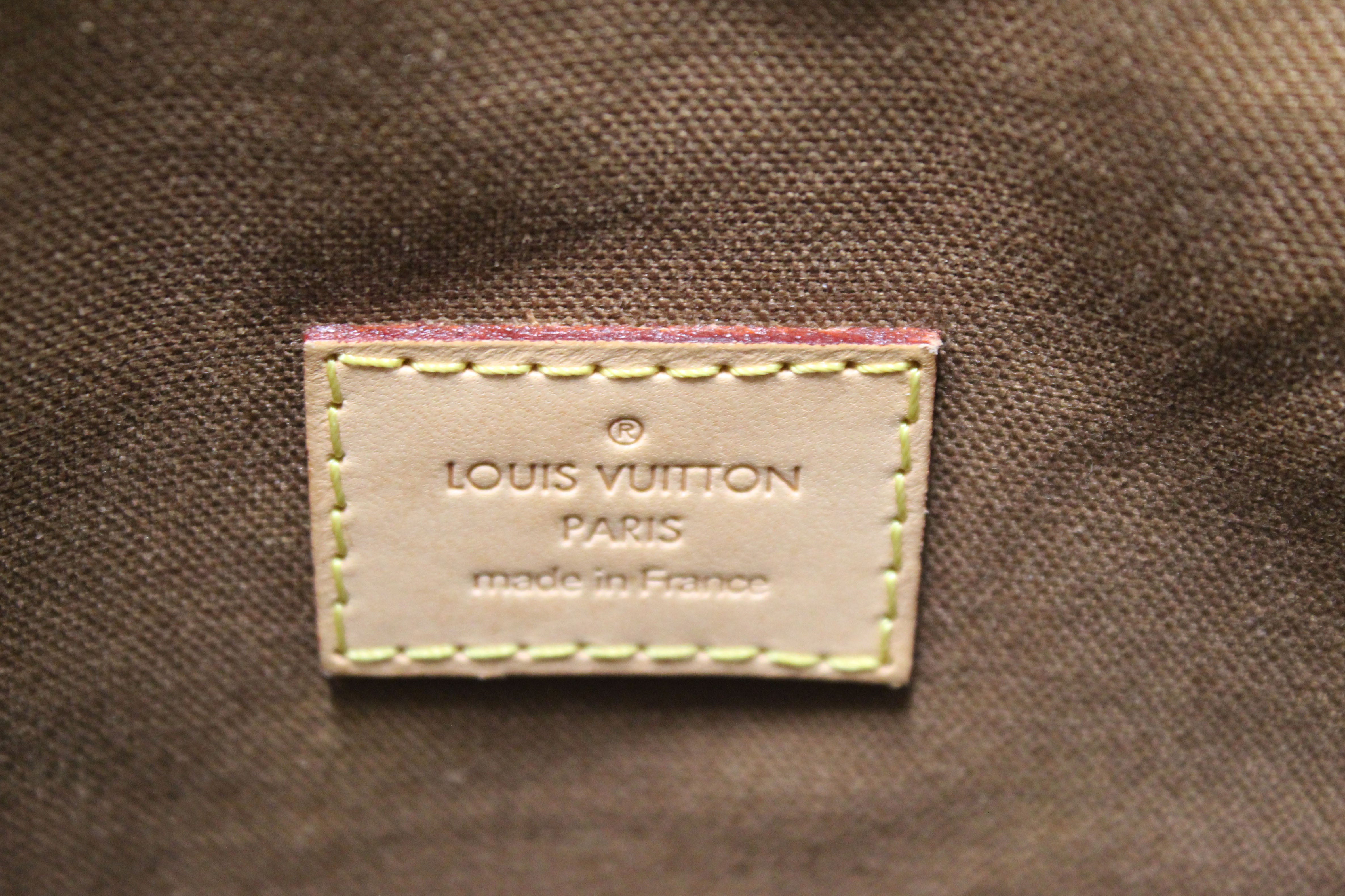 Authentic Louis Vuitton Classic Monogram Odeon MM Messenger Bag