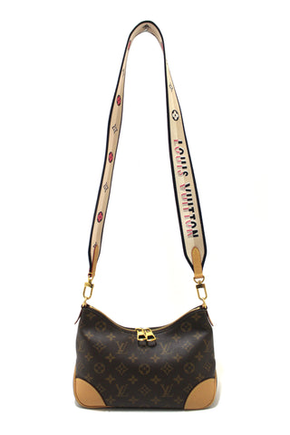 Authentic Louis Vuitton Classic Monogram Boulogne Shoulder/Crossbody Bag