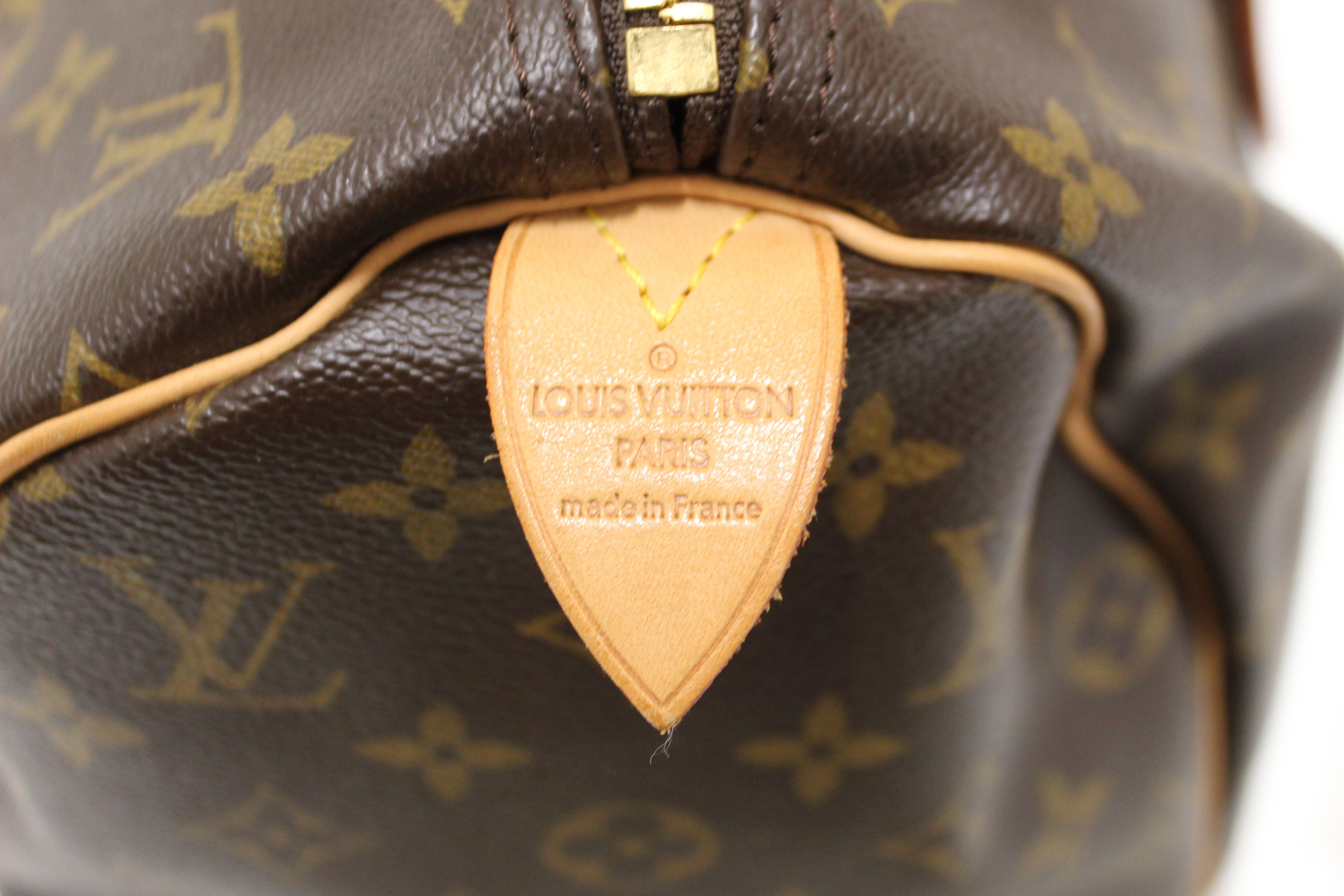 Authentic Louis Vuitton Classic Monogram Keepall 45 Travel Bag