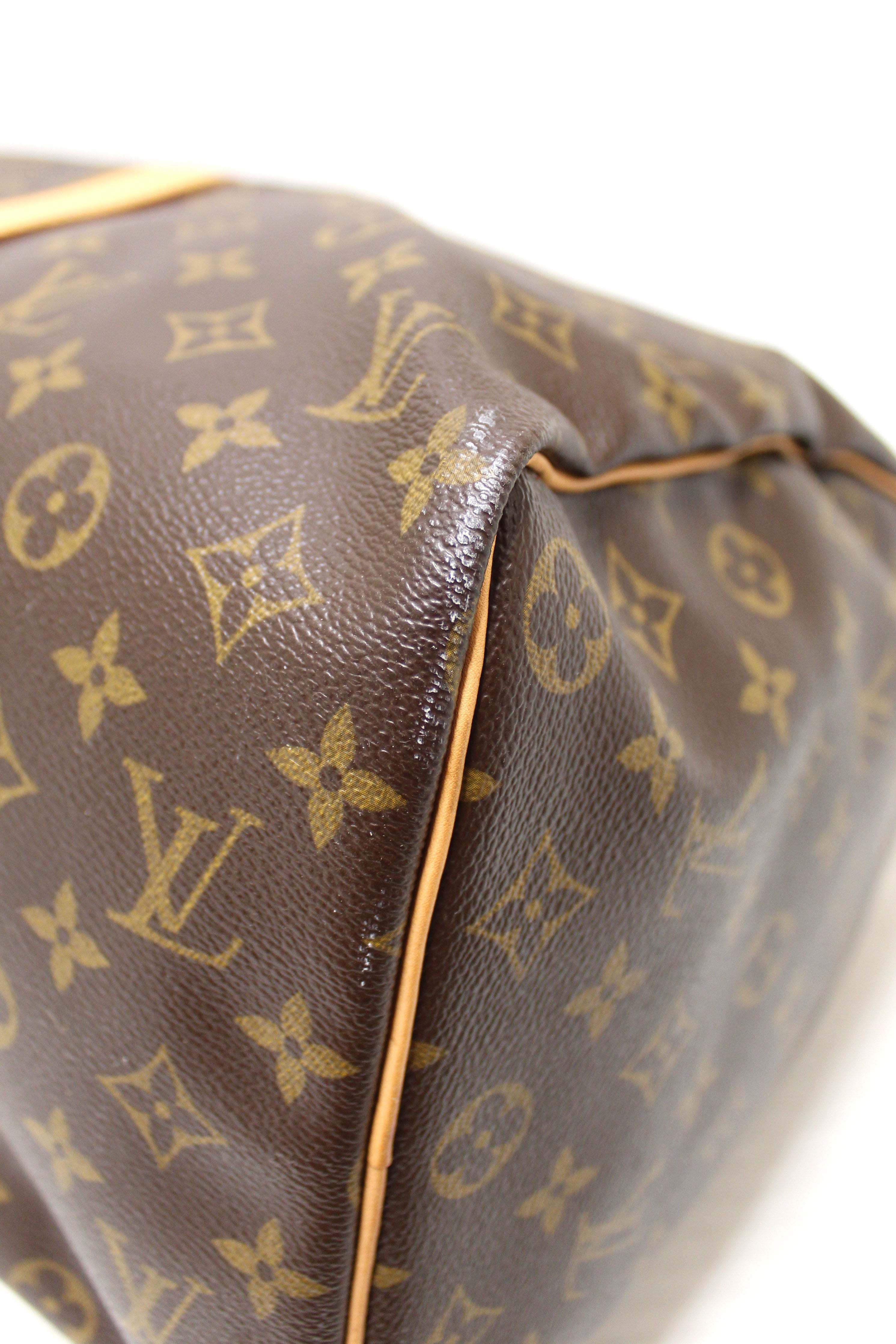 Authentic Louis Vuitton Classic Monogram Keepall 45 Travel Bag