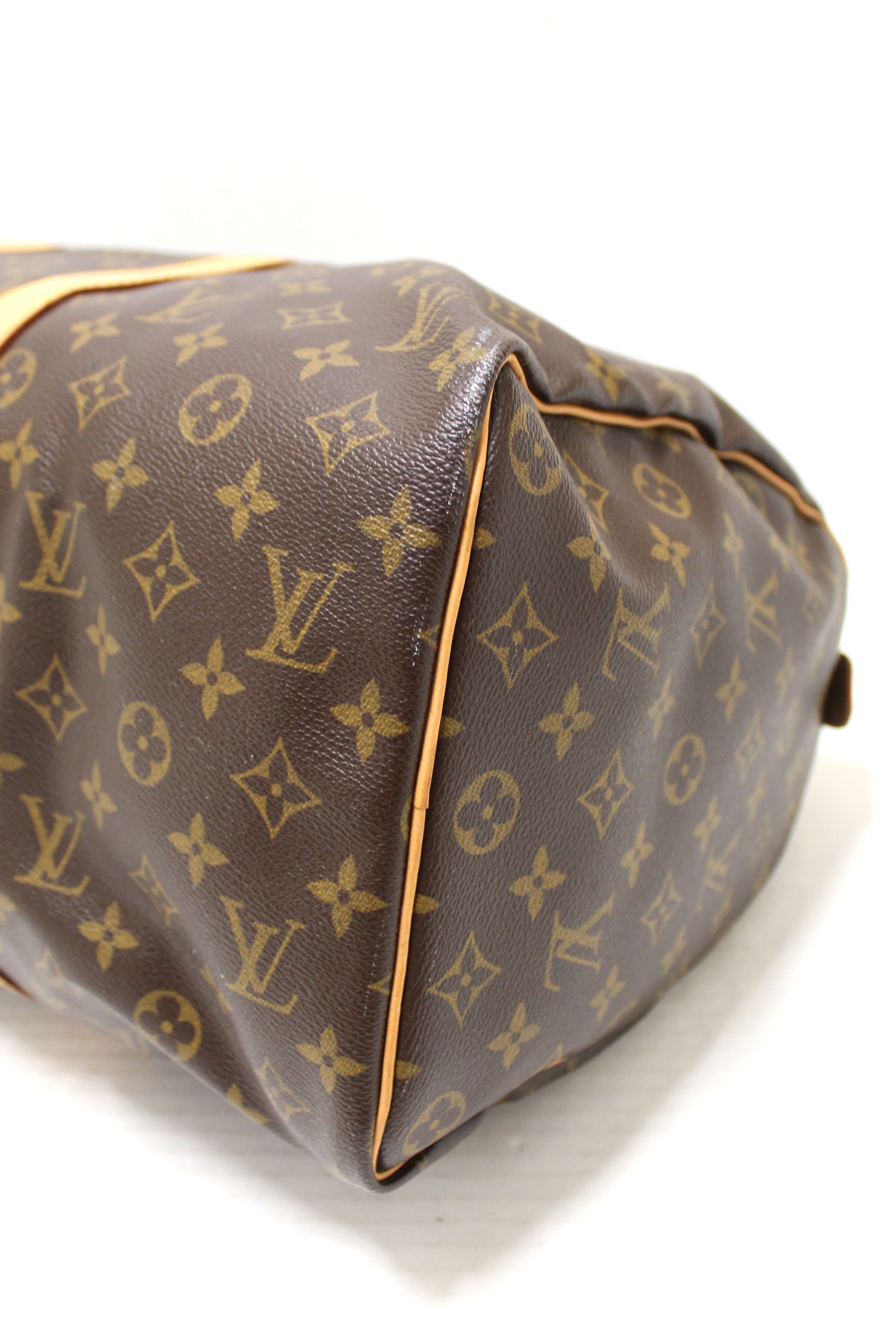 Authentic Louis Vuitton Classic Monogram Keepall 45 Travel Bag