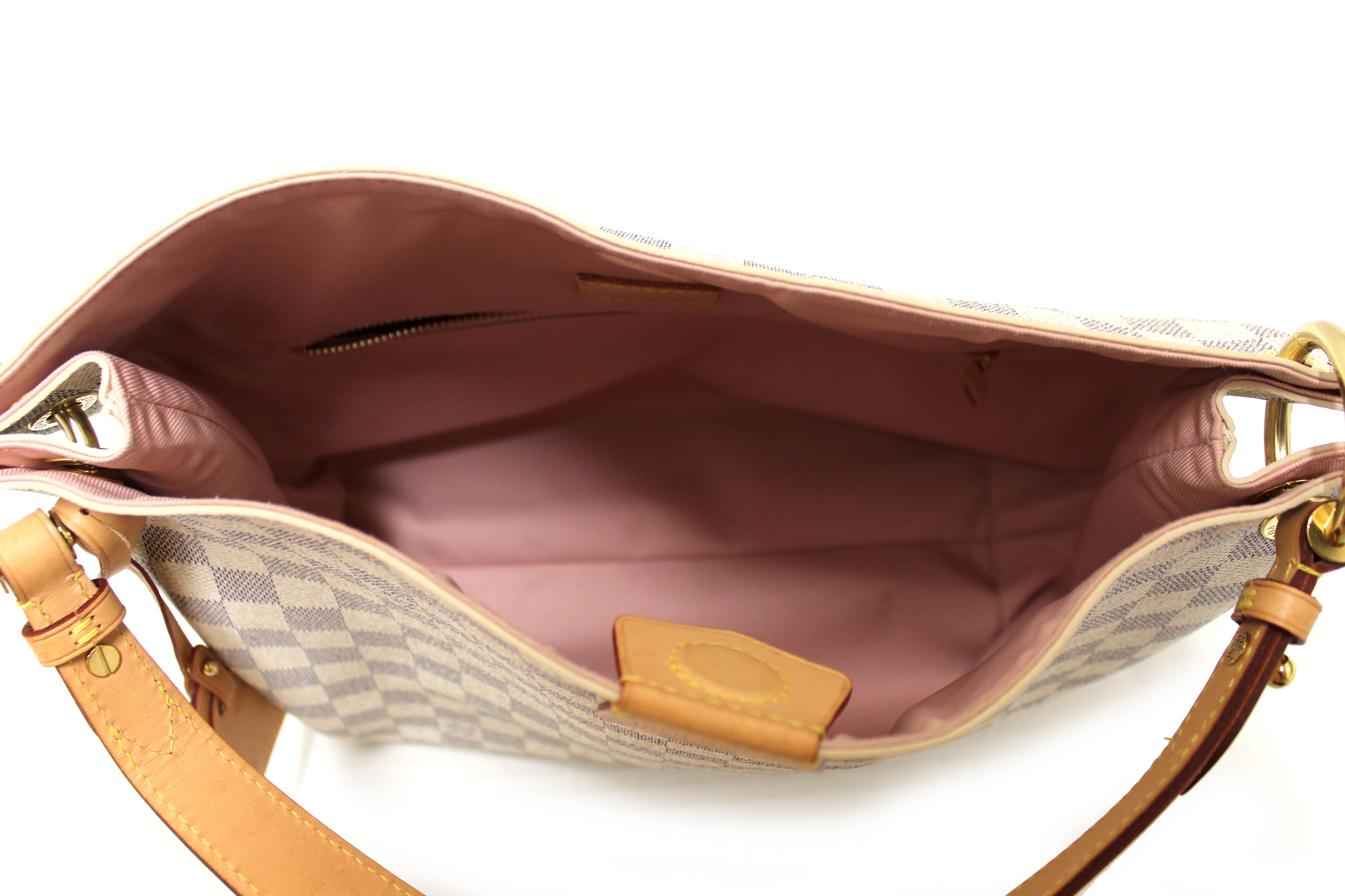Authentic Louis Vuitton Damier Azur Graceful PM Hobo Shoulder Bag