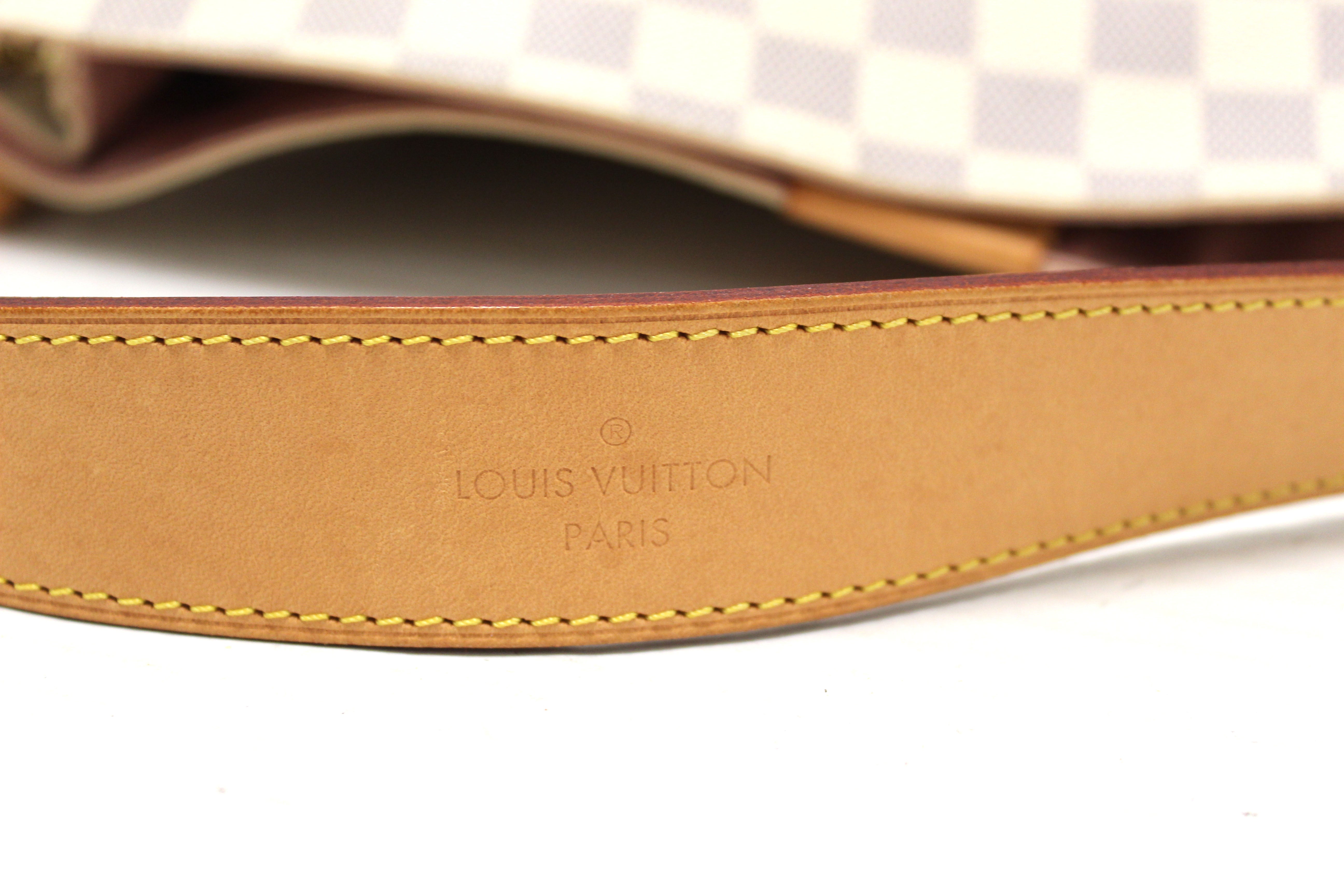 Authentic Louis Vuitton Damier Azur Graceful PM Hobo Shoulder Bag