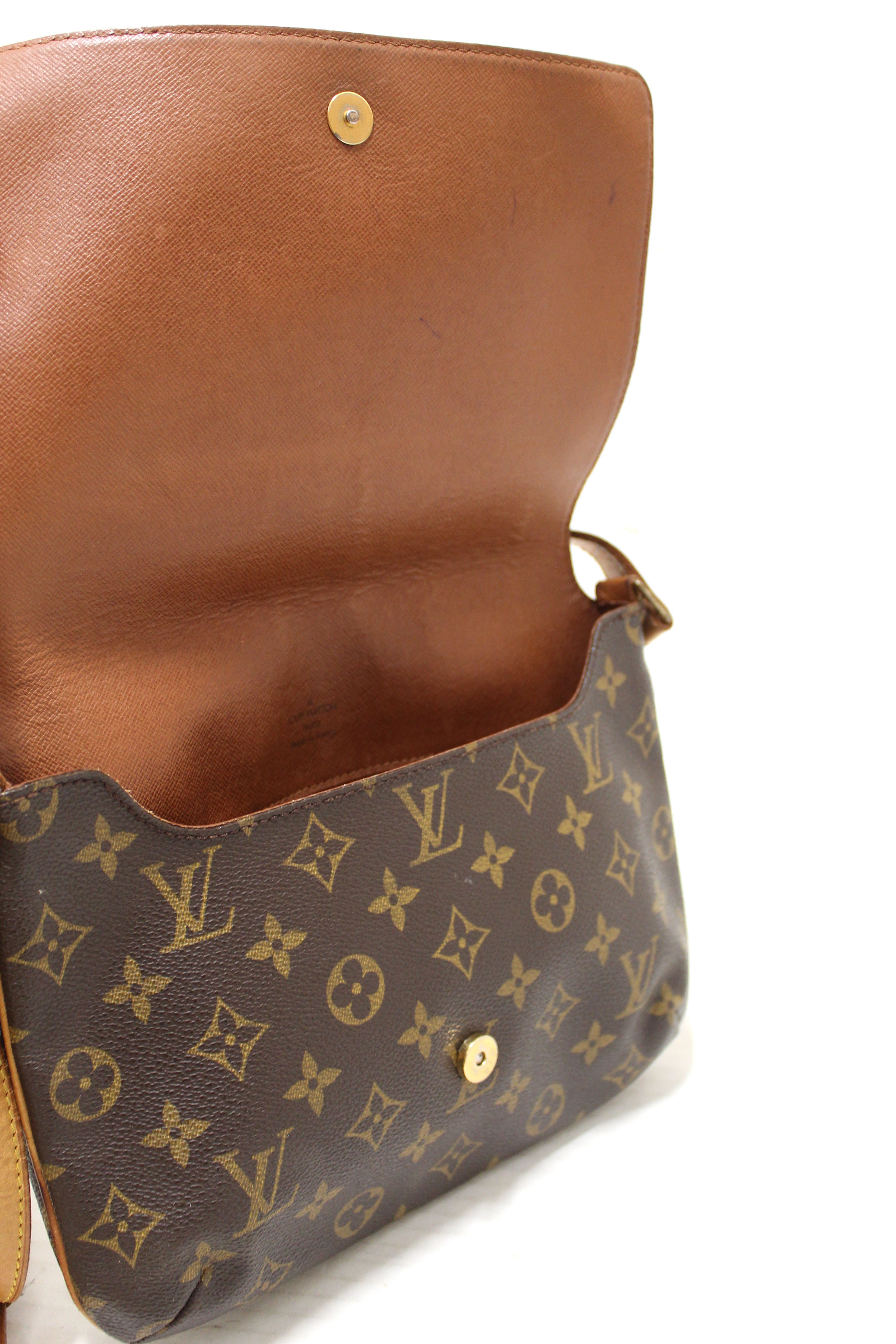 Authentic Louis Vuitton Classic Monogram Musette Tango Shoulder Bag