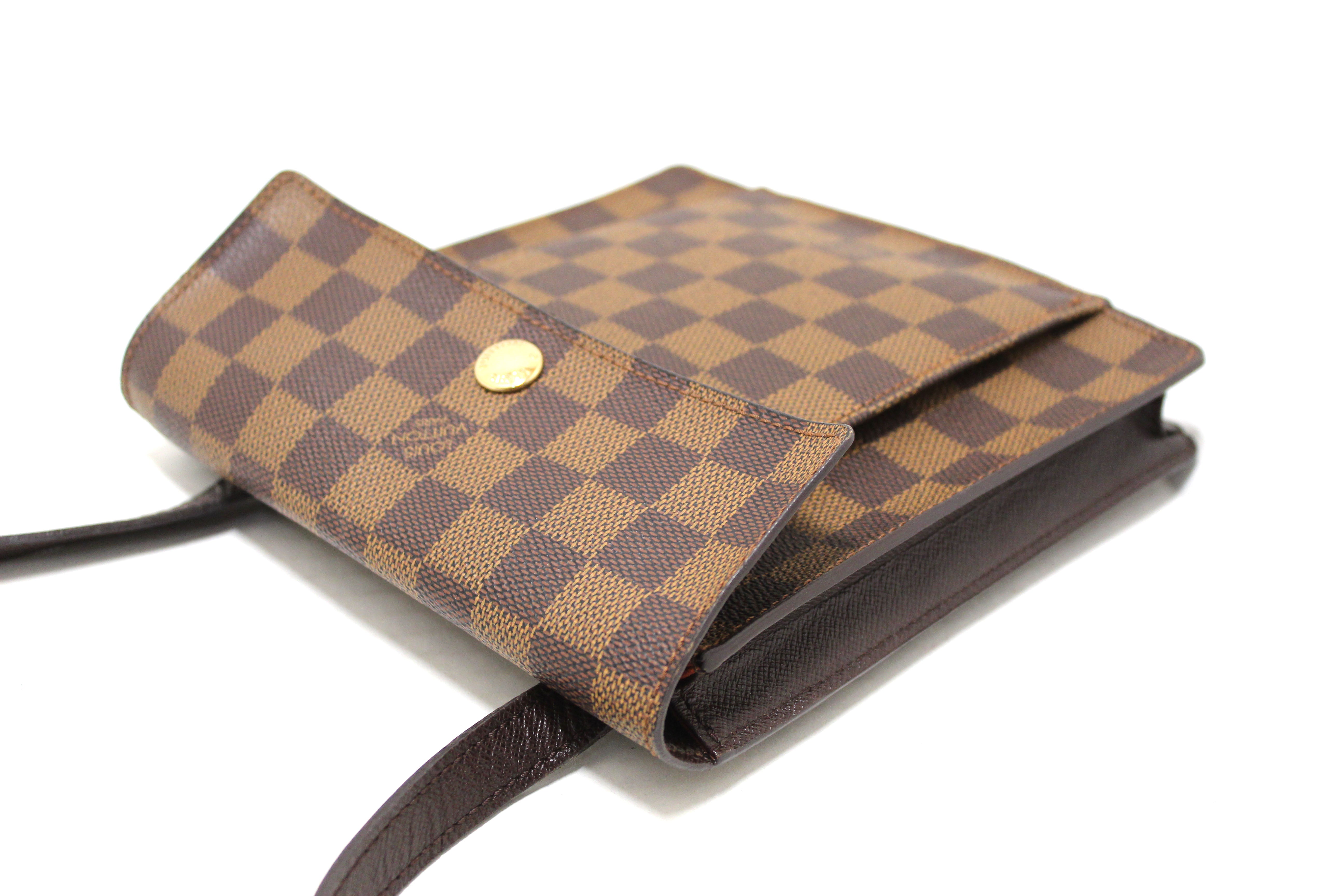 Authentic Louis Vuitton Damier Ebene Pimlico Messenger Bag