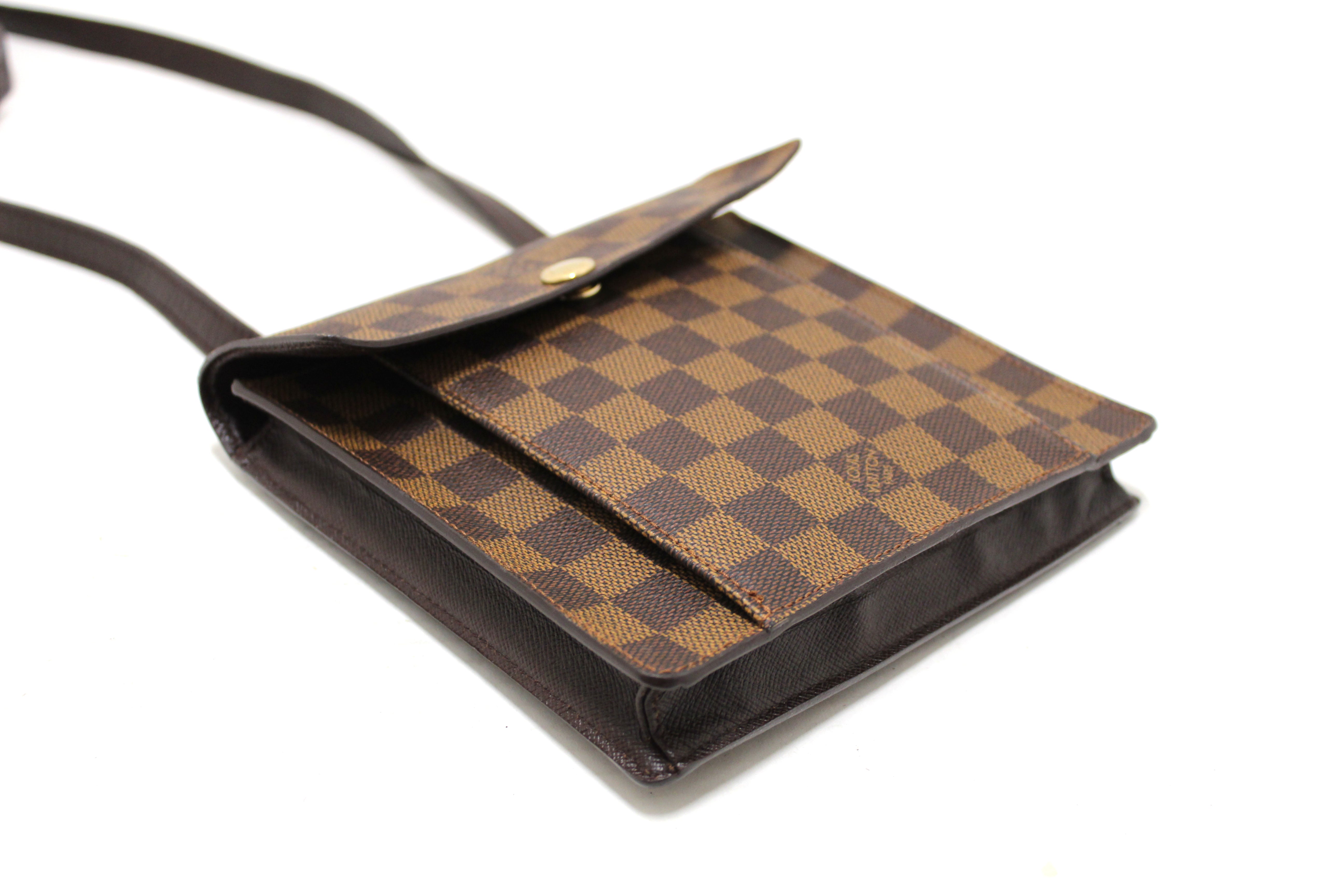 Authentic Louis Vuitton Damier Ebene Pimlico Messenger Bag