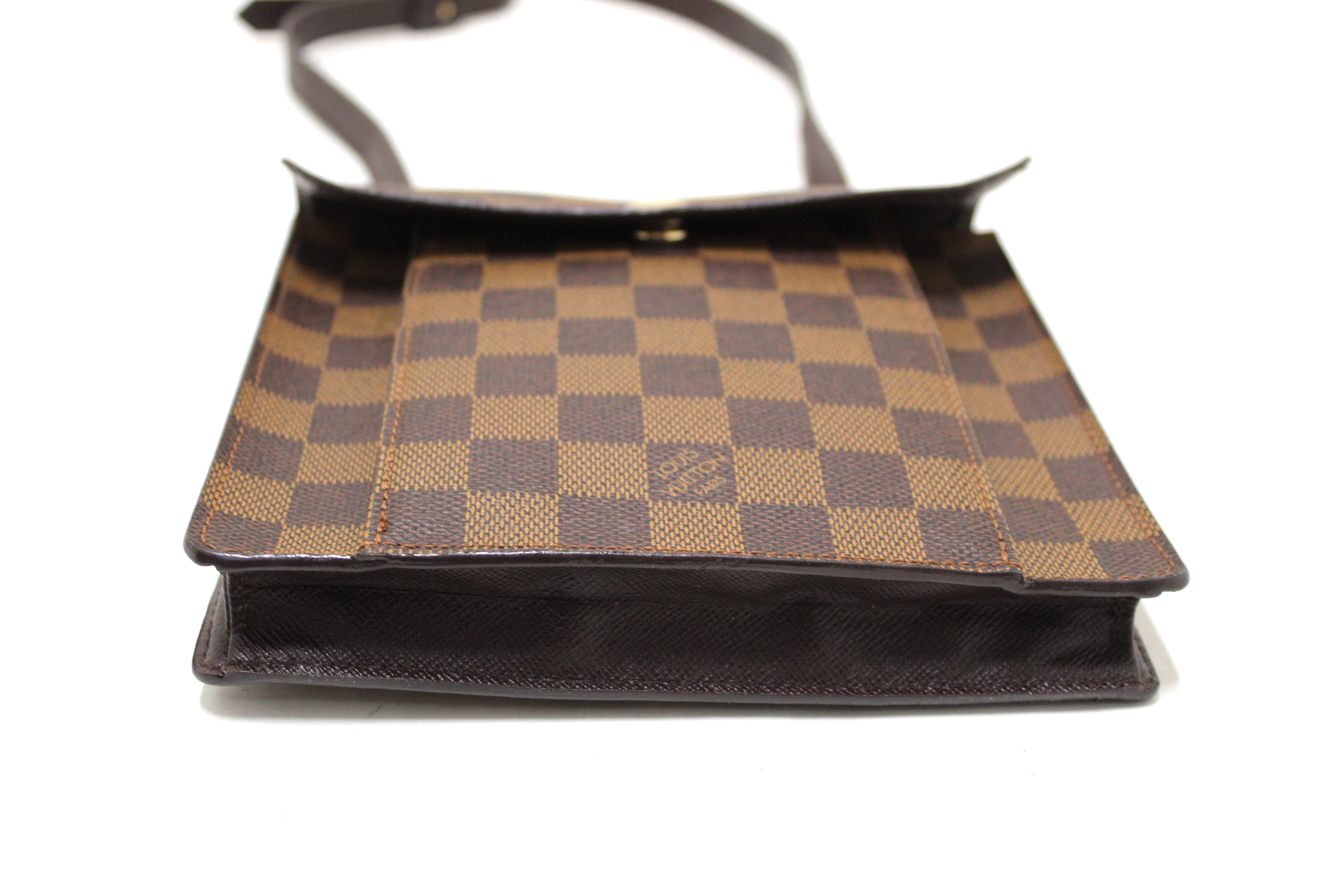 Authentic Louis Vuitton Damier Ebene Pimlico Messenger Bag