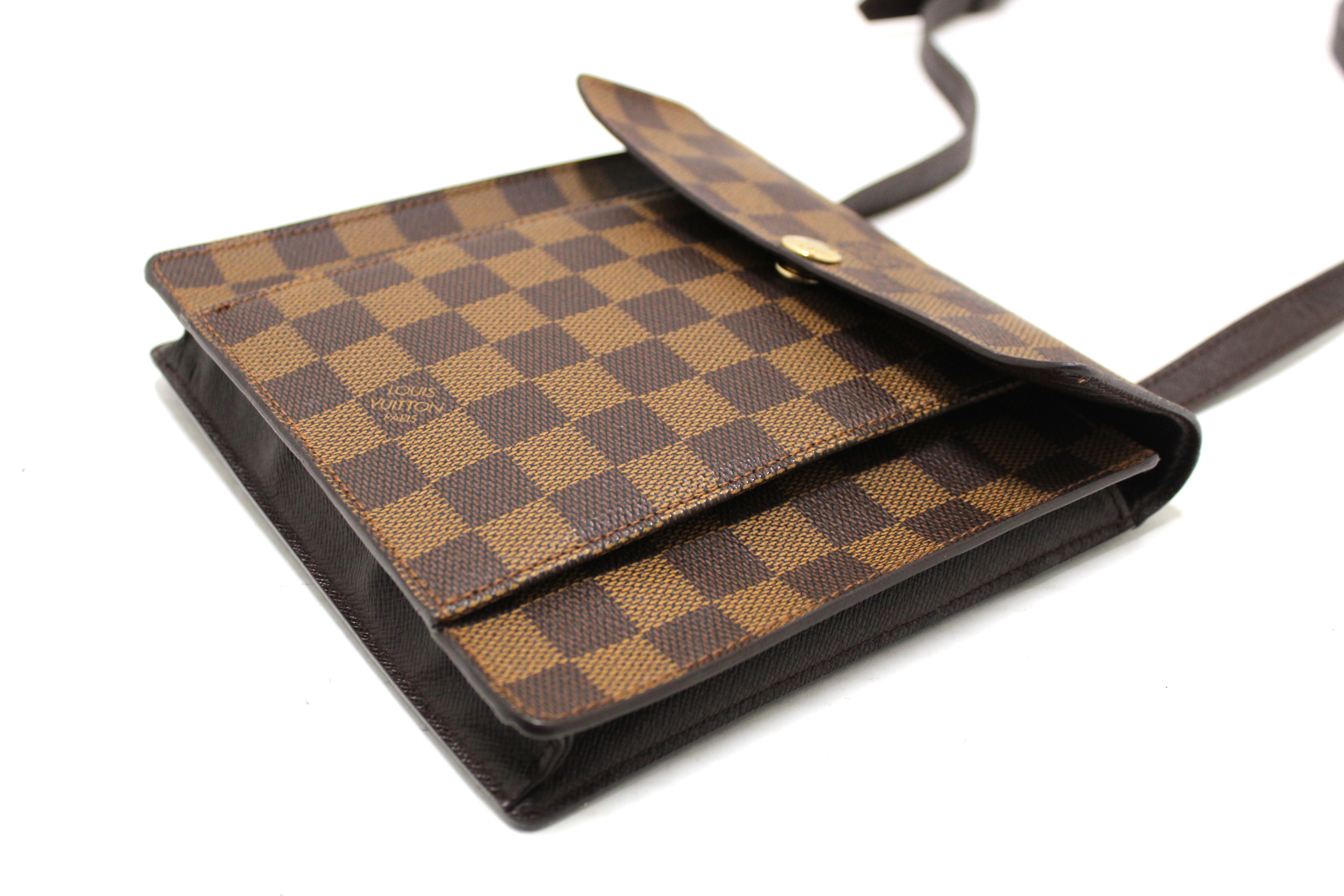 Authentic Louis Vuitton Damier Ebene Pimlico Messenger Bag