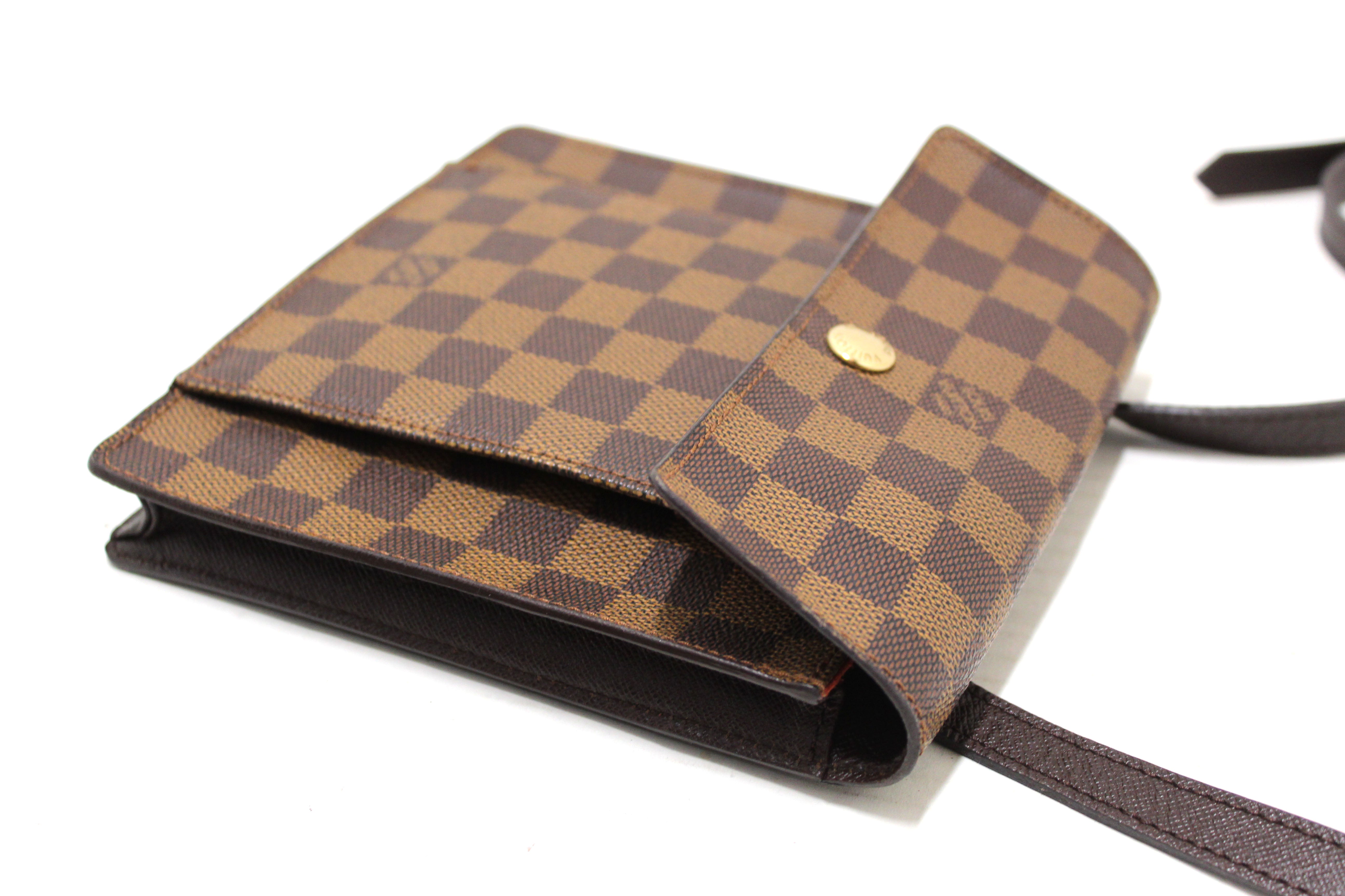 Authentic Louis Vuitton Damier Ebene Pimlico Messenger Bag