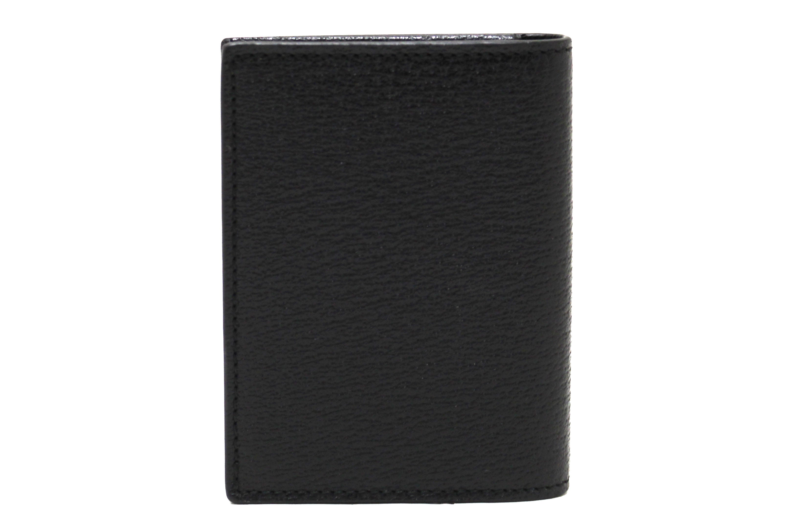 NEW Authentic Gucci GG Marmont Black Leather Card Case