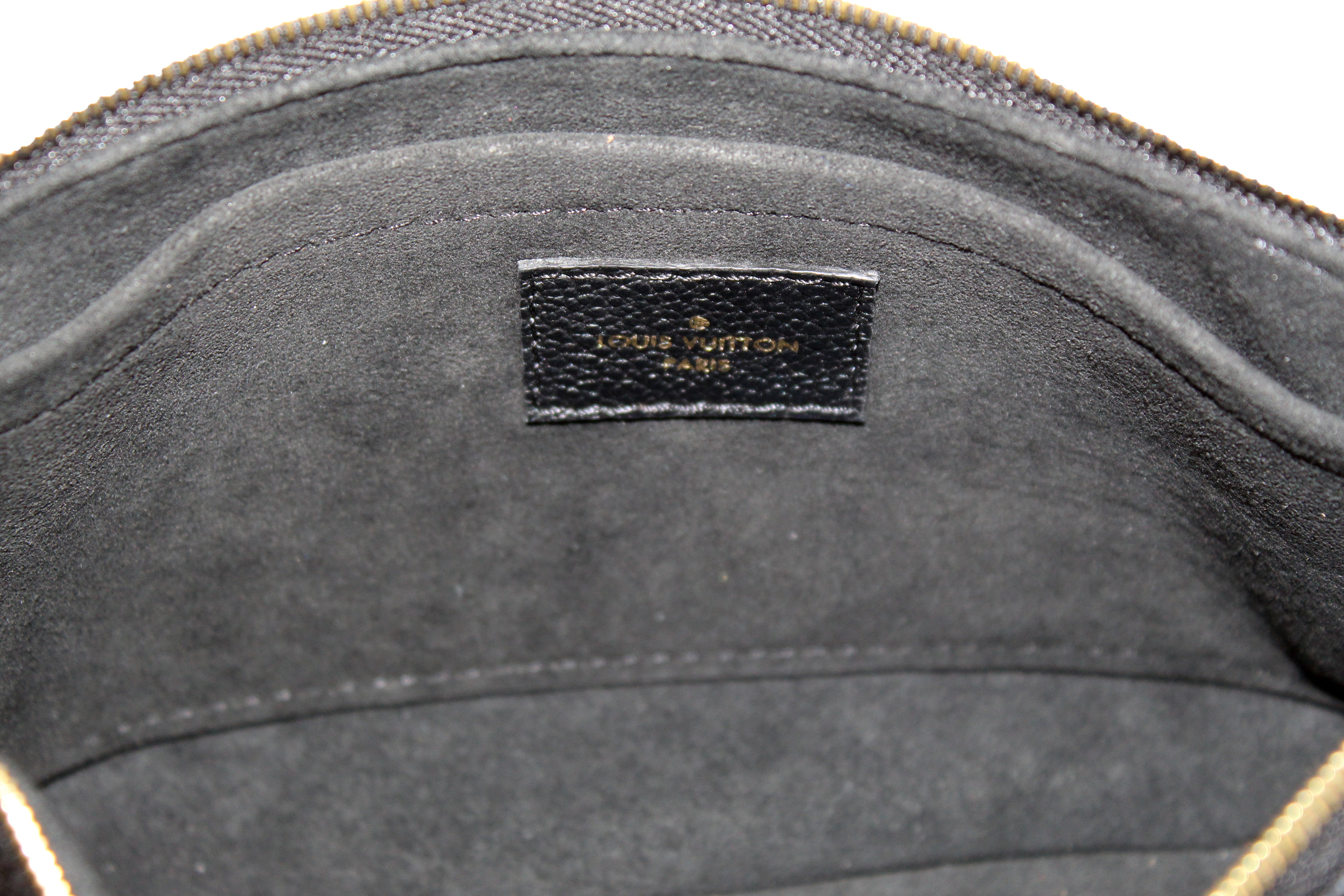Authentic Louis Vuitton Monogram Empreinte Leather Multi Pochette Bag