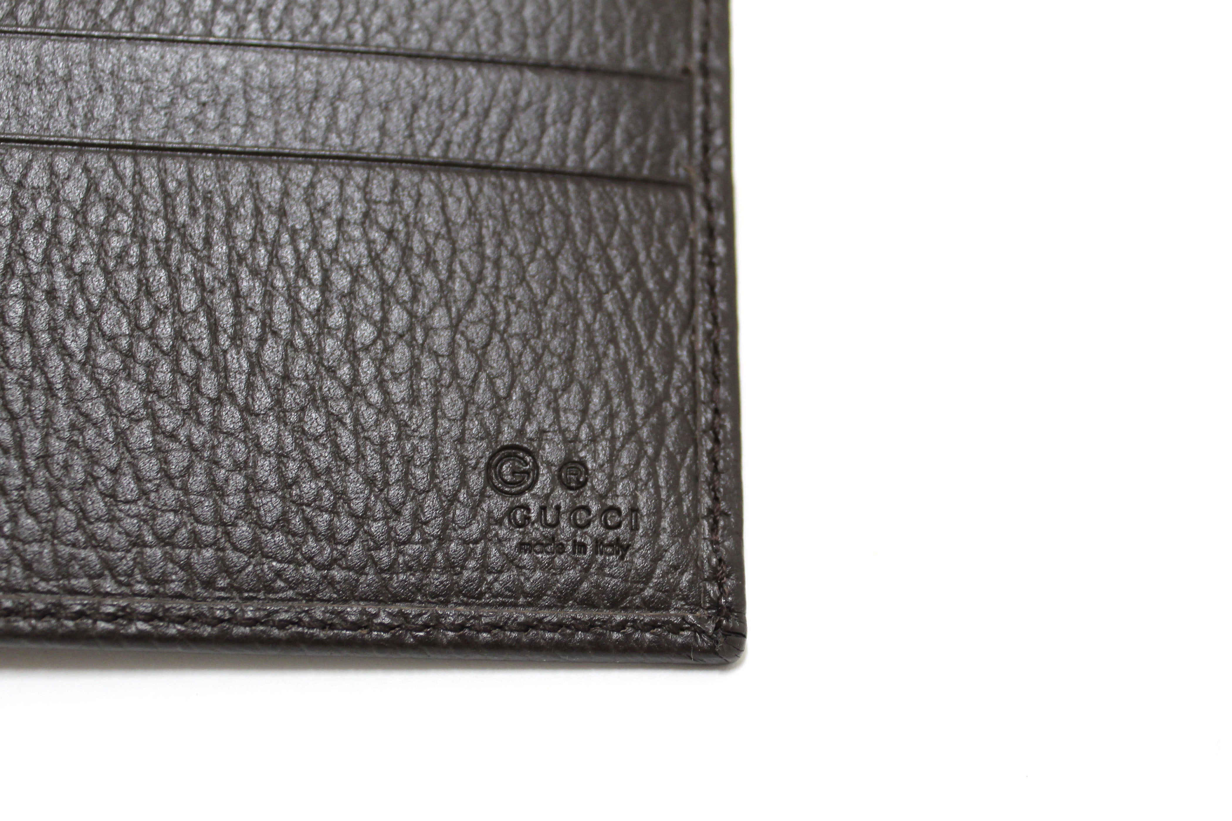 NEW Authentic Gucci Brown GG Signature Men's Wallet