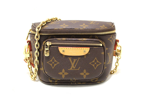 Authentic Louis Vuitton Classic Monogram Mini Bumbag Waist Bag