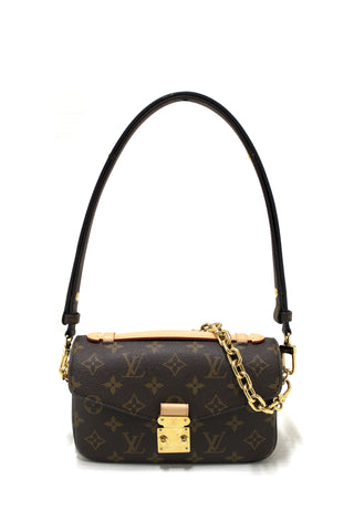 Authentic Louis Vuitton Monogram Pochette Metis East West Messenger Crossbody Bag