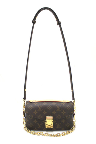 Authentic Louis Vuitton Monogram Pochette Metis East West Messenger Crossbody Bag