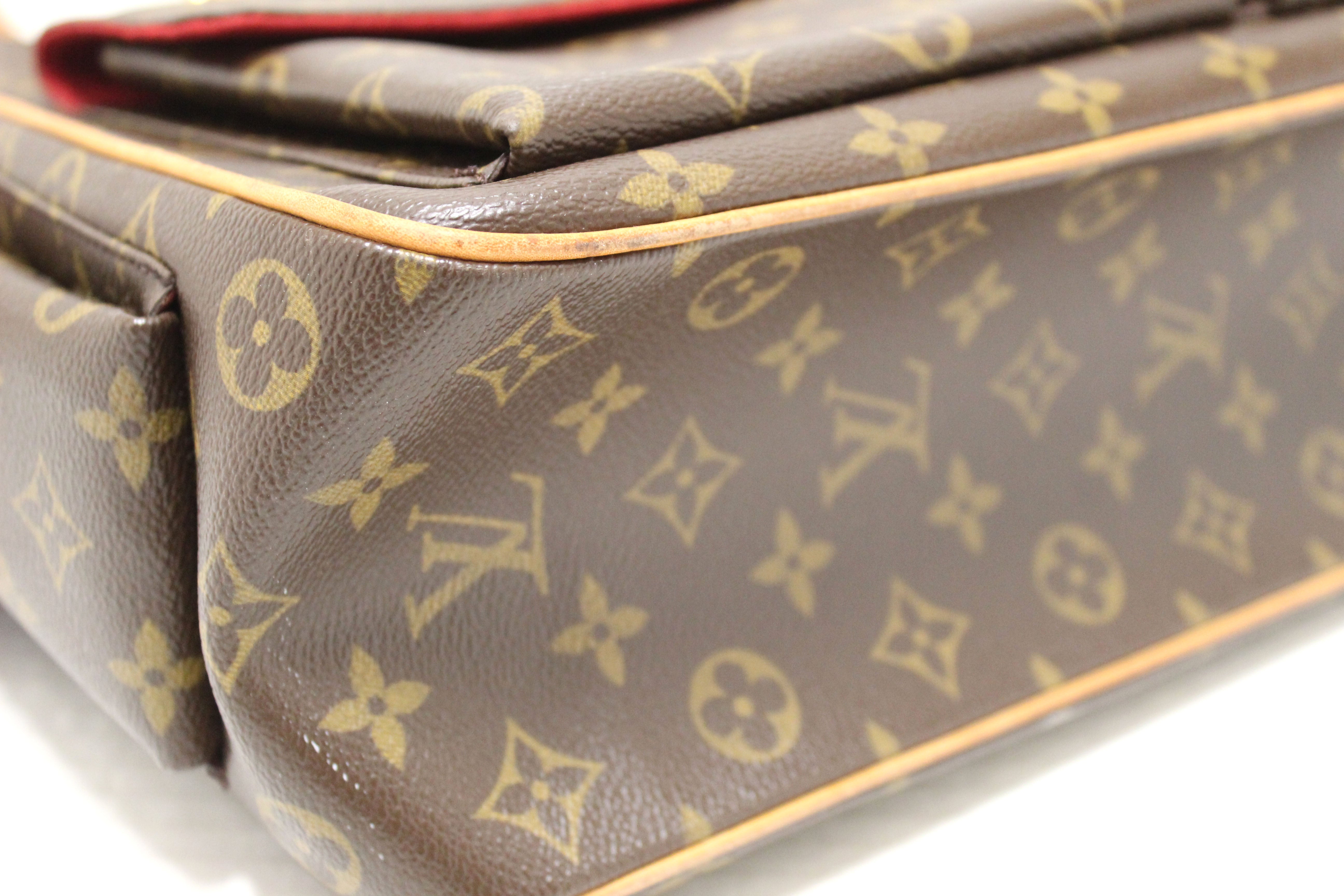 Authentic Louis Vuitton Classic Monogram Multiple Cite GM Shoulder Bag