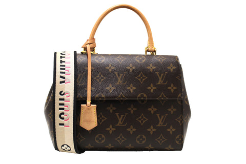Authentic Louis Vuitton Classic Monogram Cluny BB Handbag