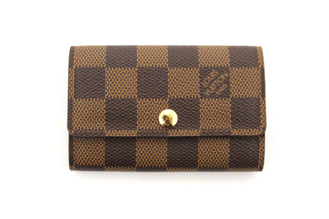 NEW Authentic Louis Vuitton Damier Canvas 6 Key Holder