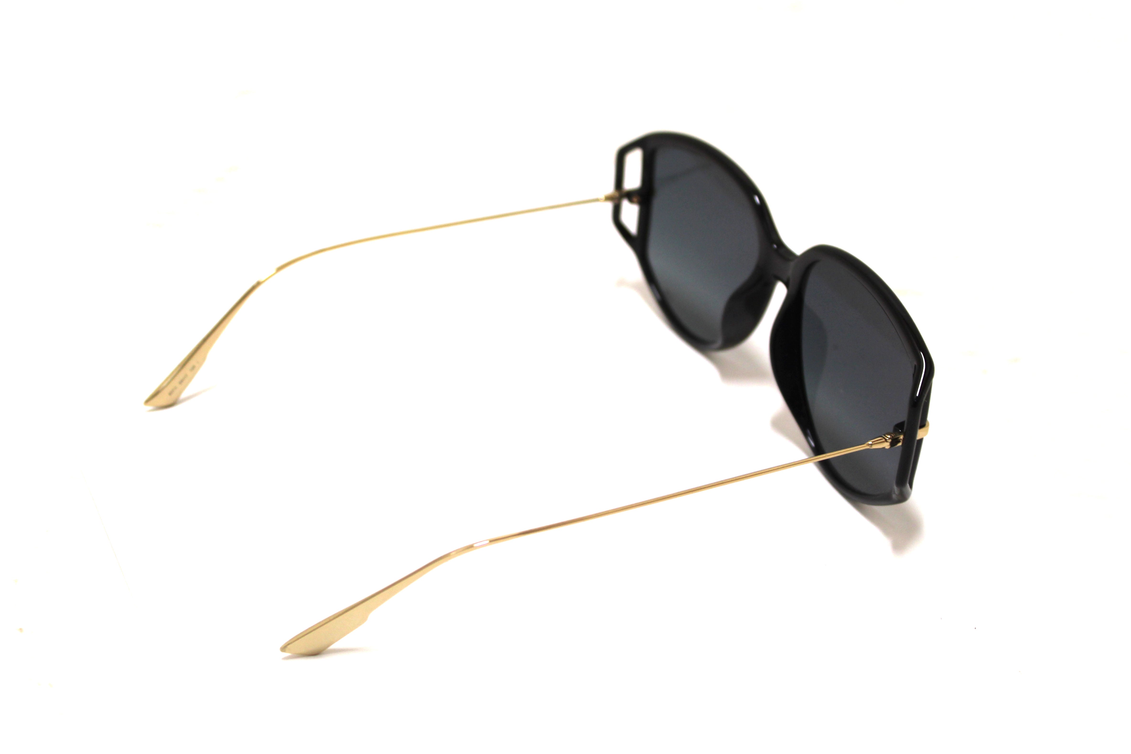 Authentic Christian Dior Black Sunglasses 80711