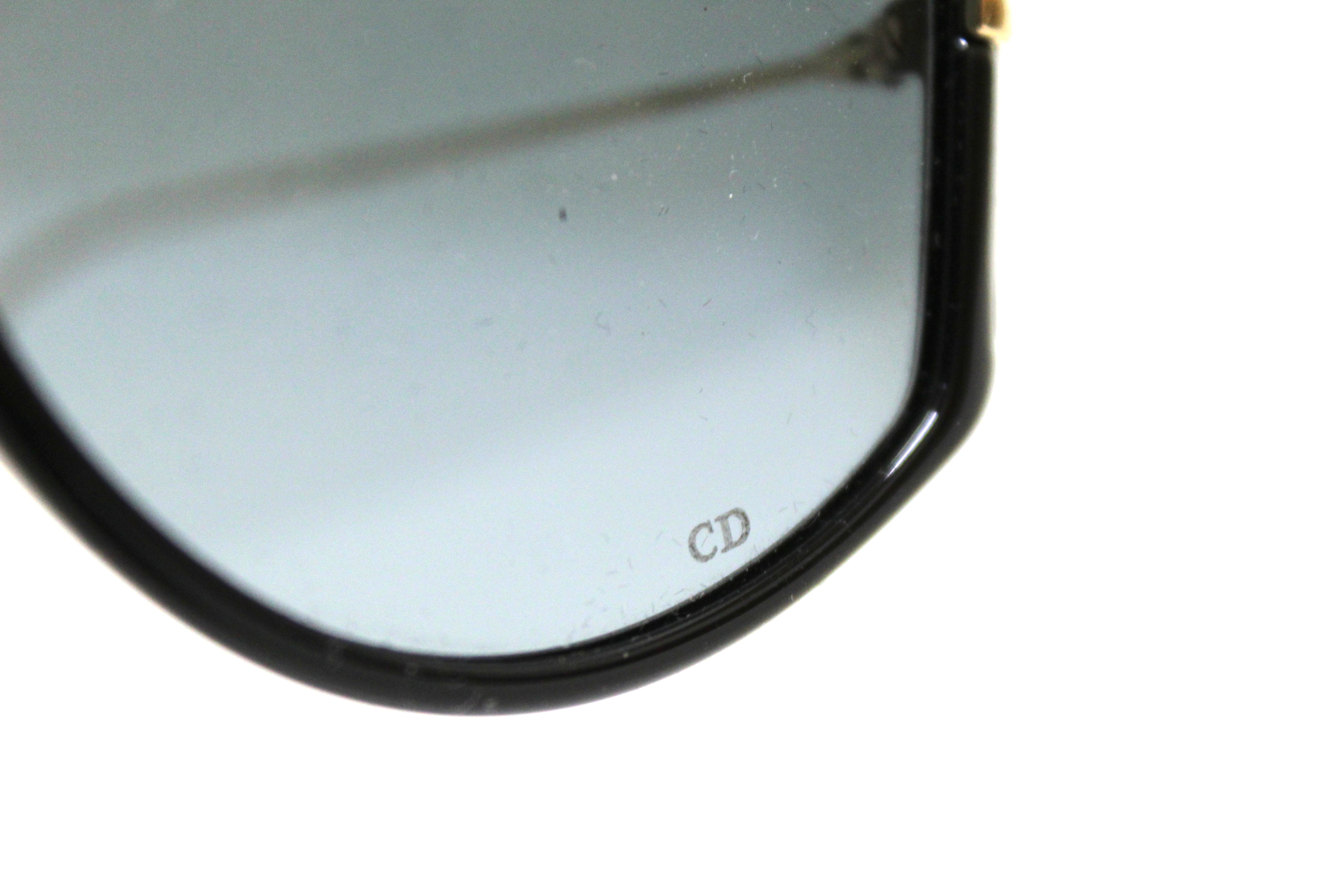 Authentic Christian Dior Black Sunglasses 80711