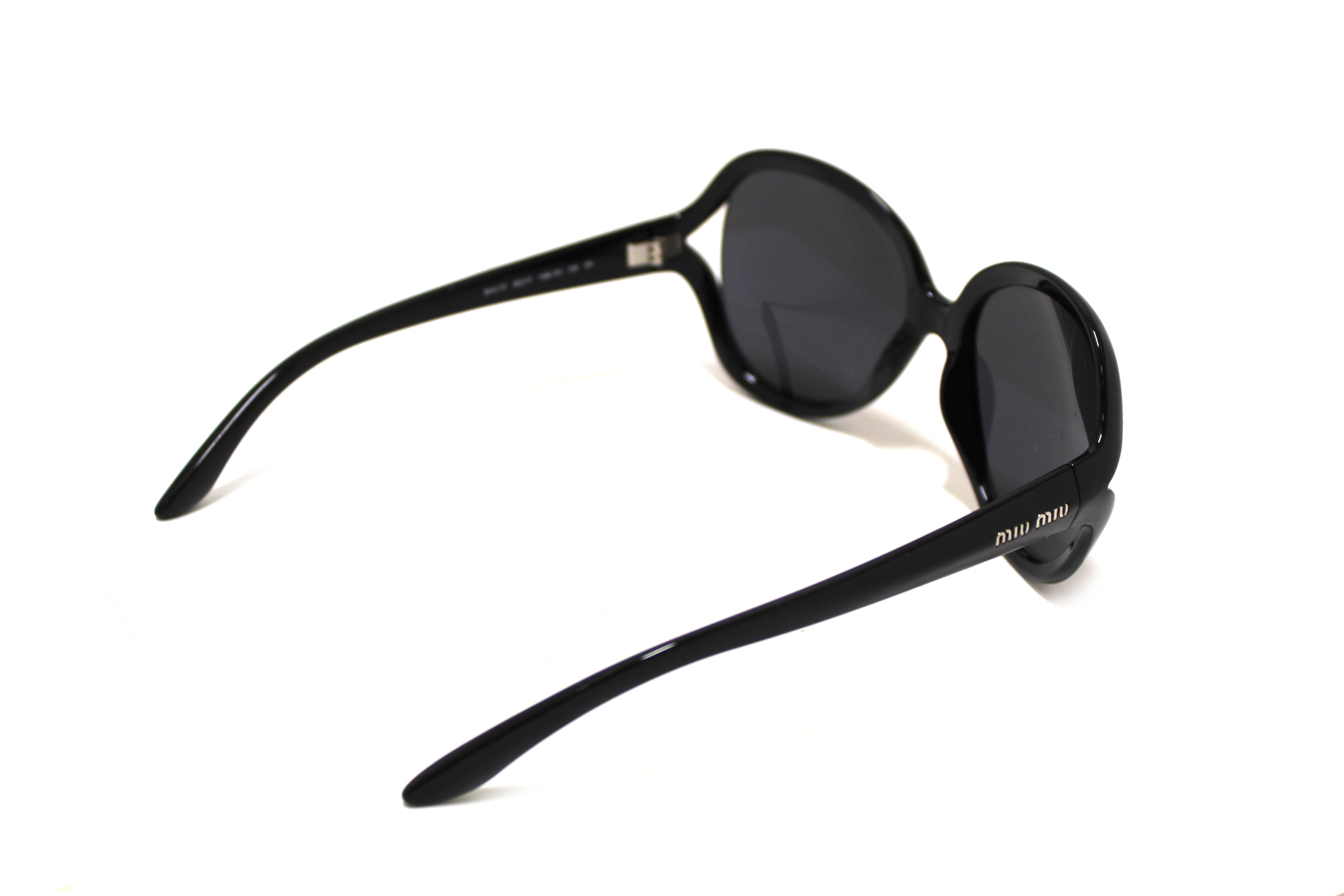 Authentic Miu Miu Black Oversized Sunglasses SMU171