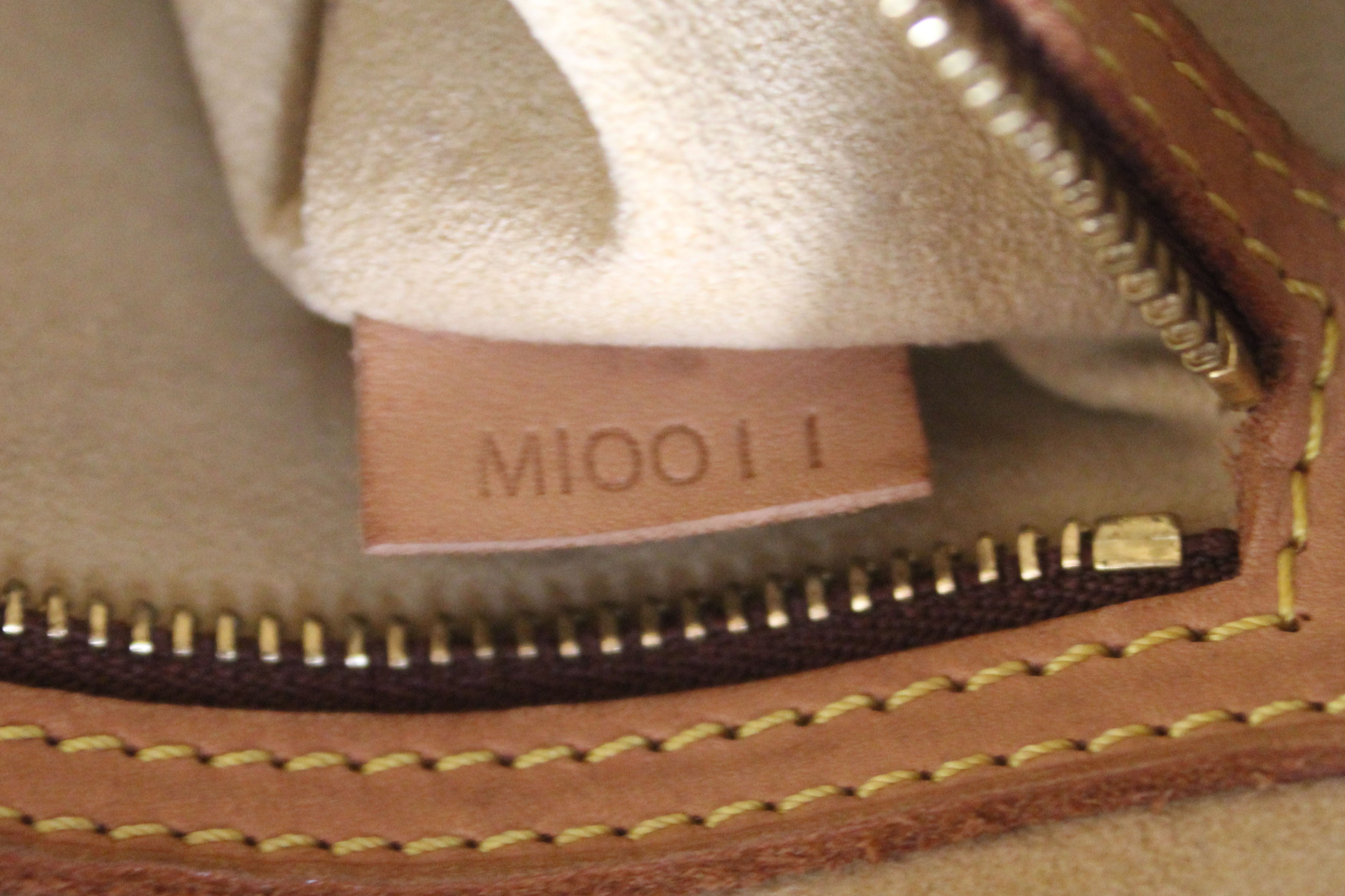 Authentic Louis Vuitton Classic Monogram Canvas Looping PM Shoulder Bag