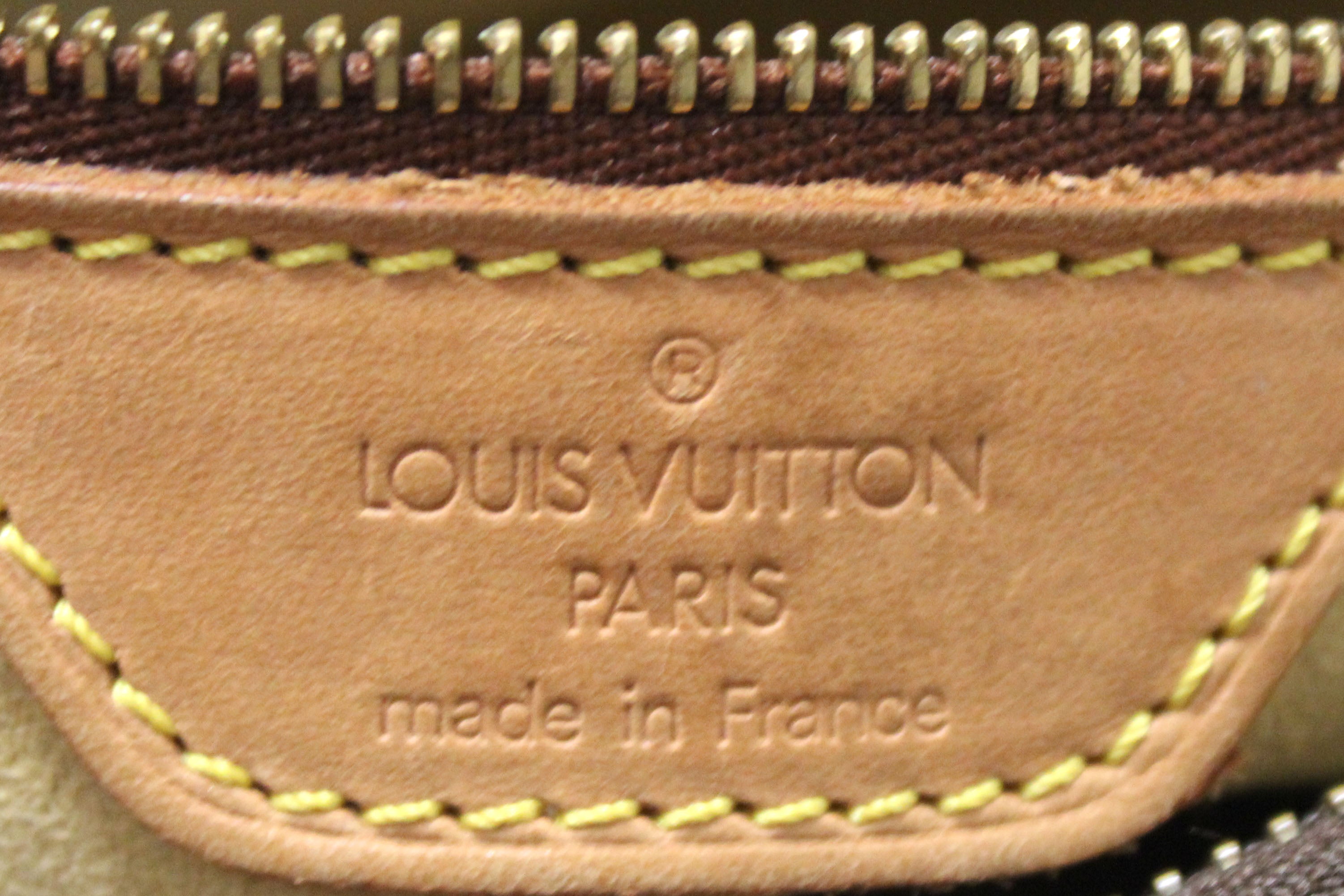 Authentic Louis Vuitton Classic Monogram Canvas Looping PM Shoulder Bag