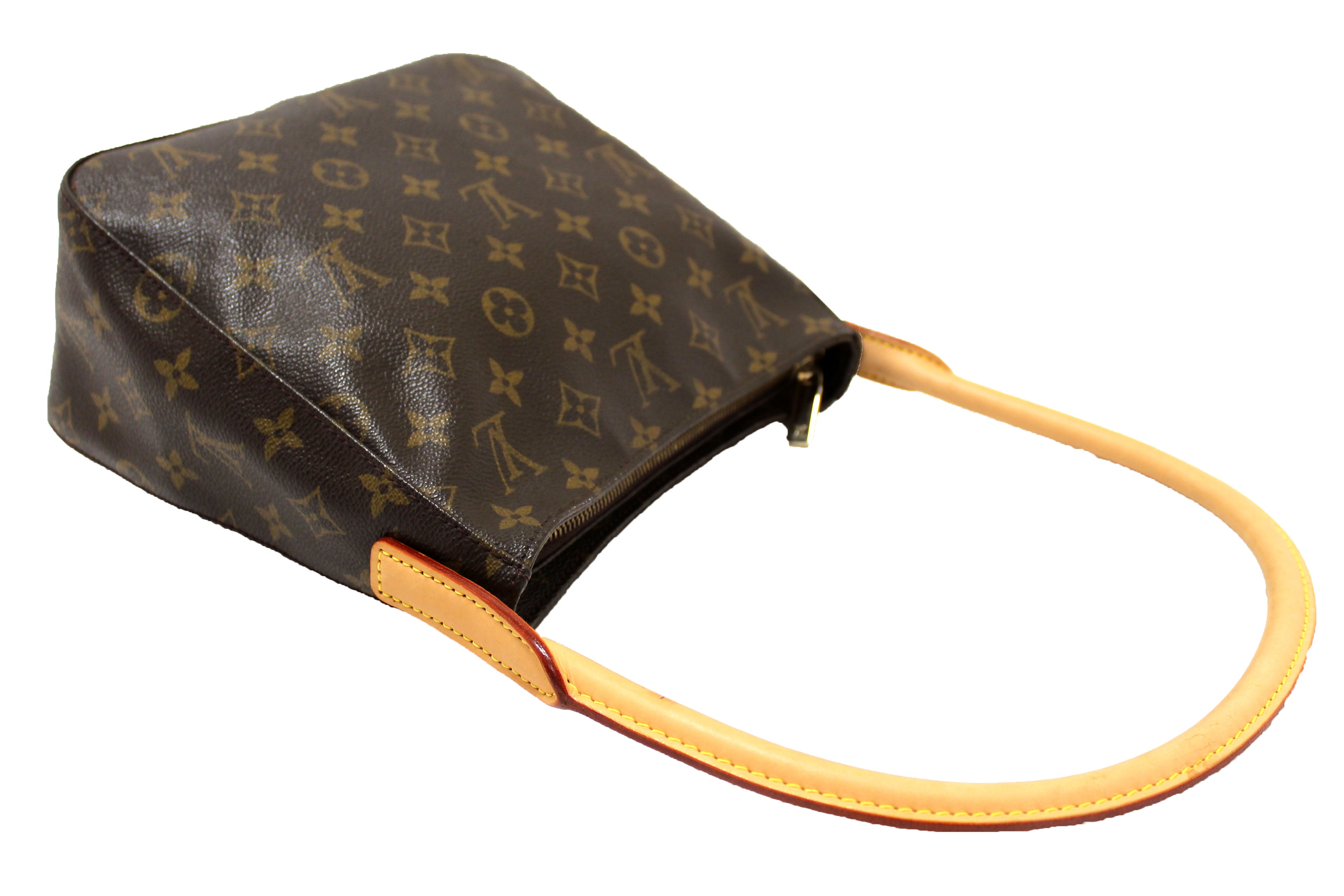 Authentic Louis Vuitton Classic Monogram Canvas Looping PM Shoulder Bag