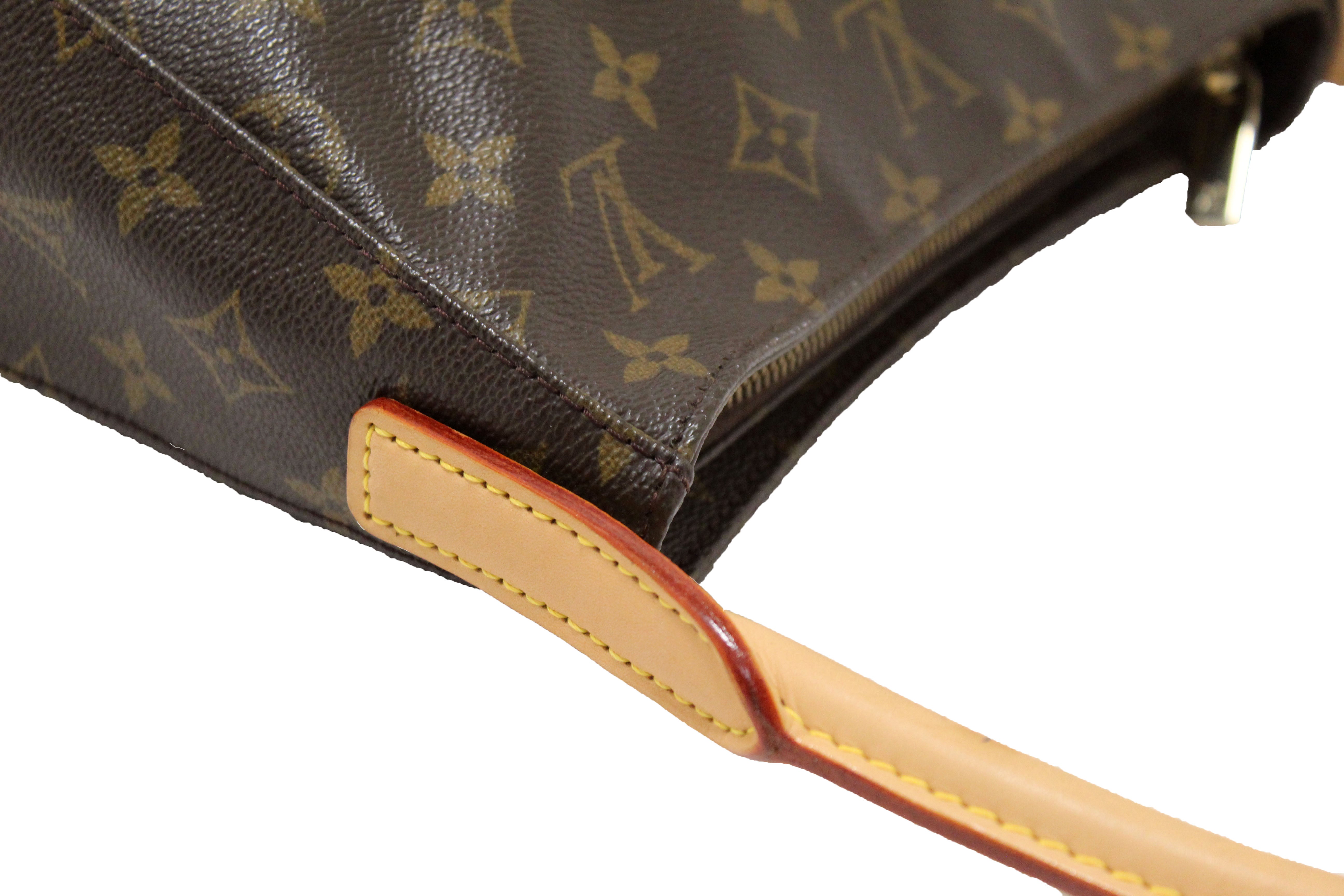 Authentic Louis Vuitton Classic Monogram Canvas Looping PM Shoulder Bag