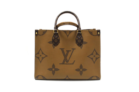 Authentic Louis Vuitton Classic Monogram OnTheGo MM Tote bag