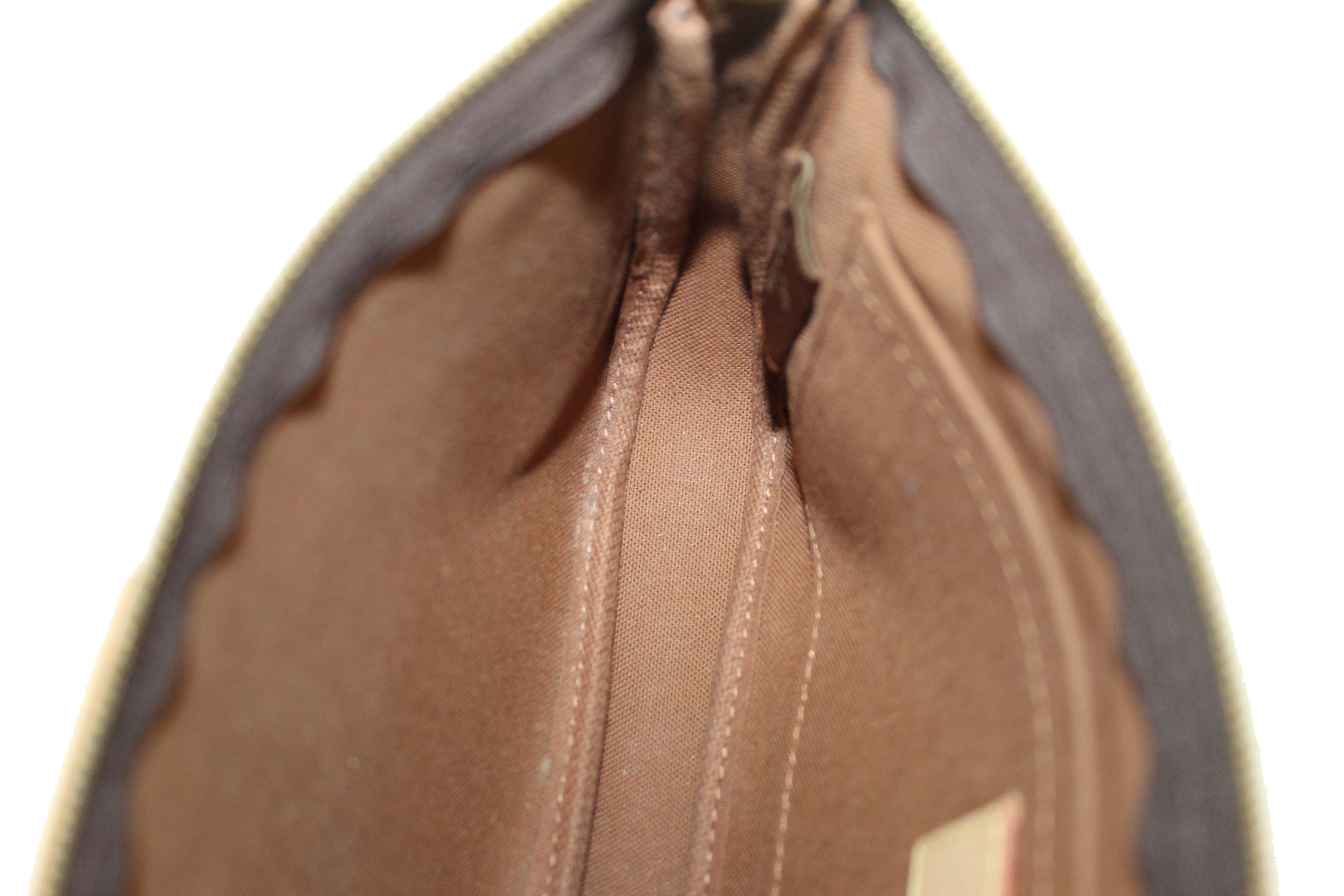 Authentic Louis Vuitton Classic Monogram Light Pink Strap Multi-Pochette Accessoires Bag