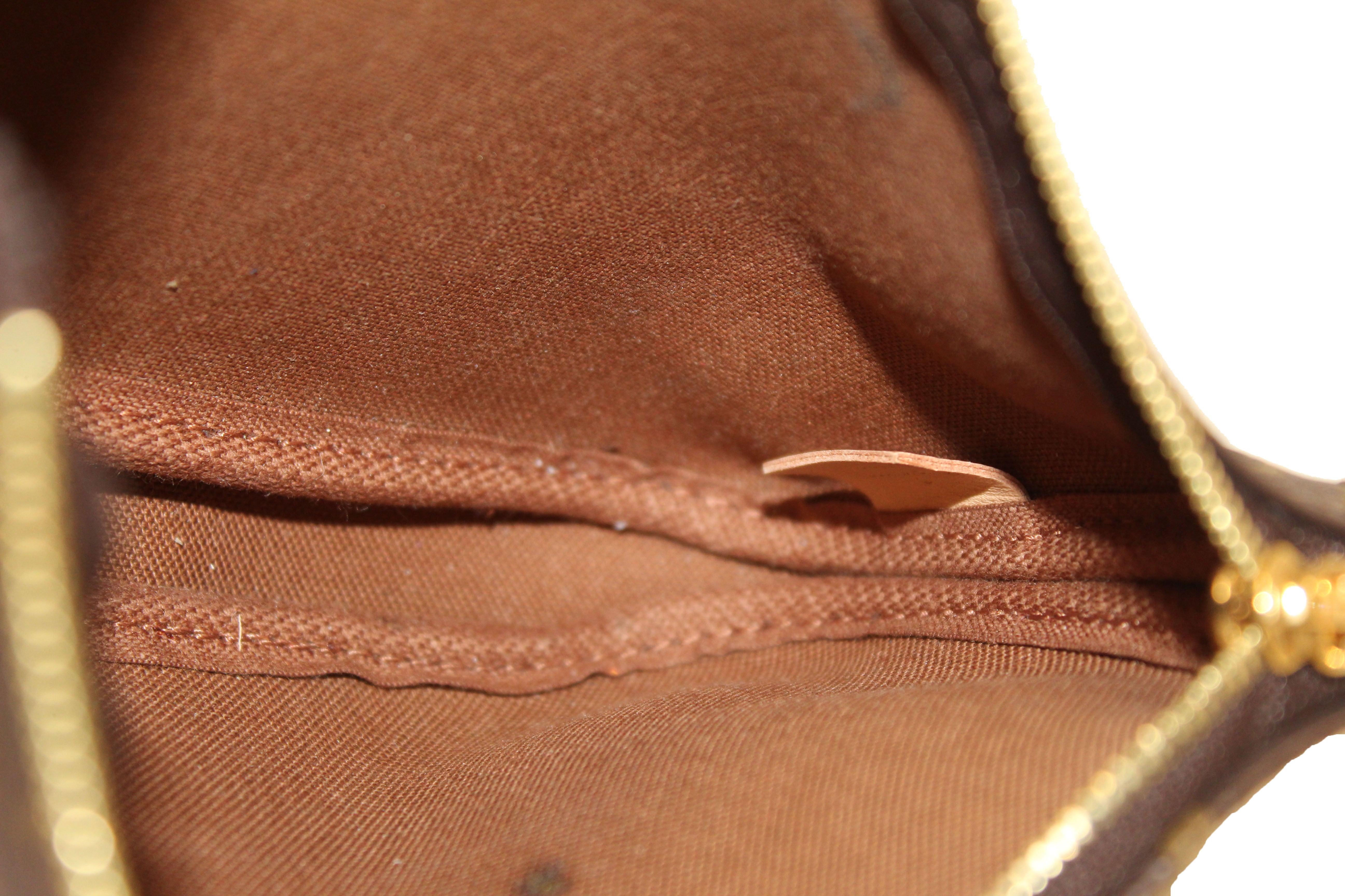 Authentic Louis Vuitton Classic Monogram Light Pink Strap Multi-Pochette Accessoires Bag