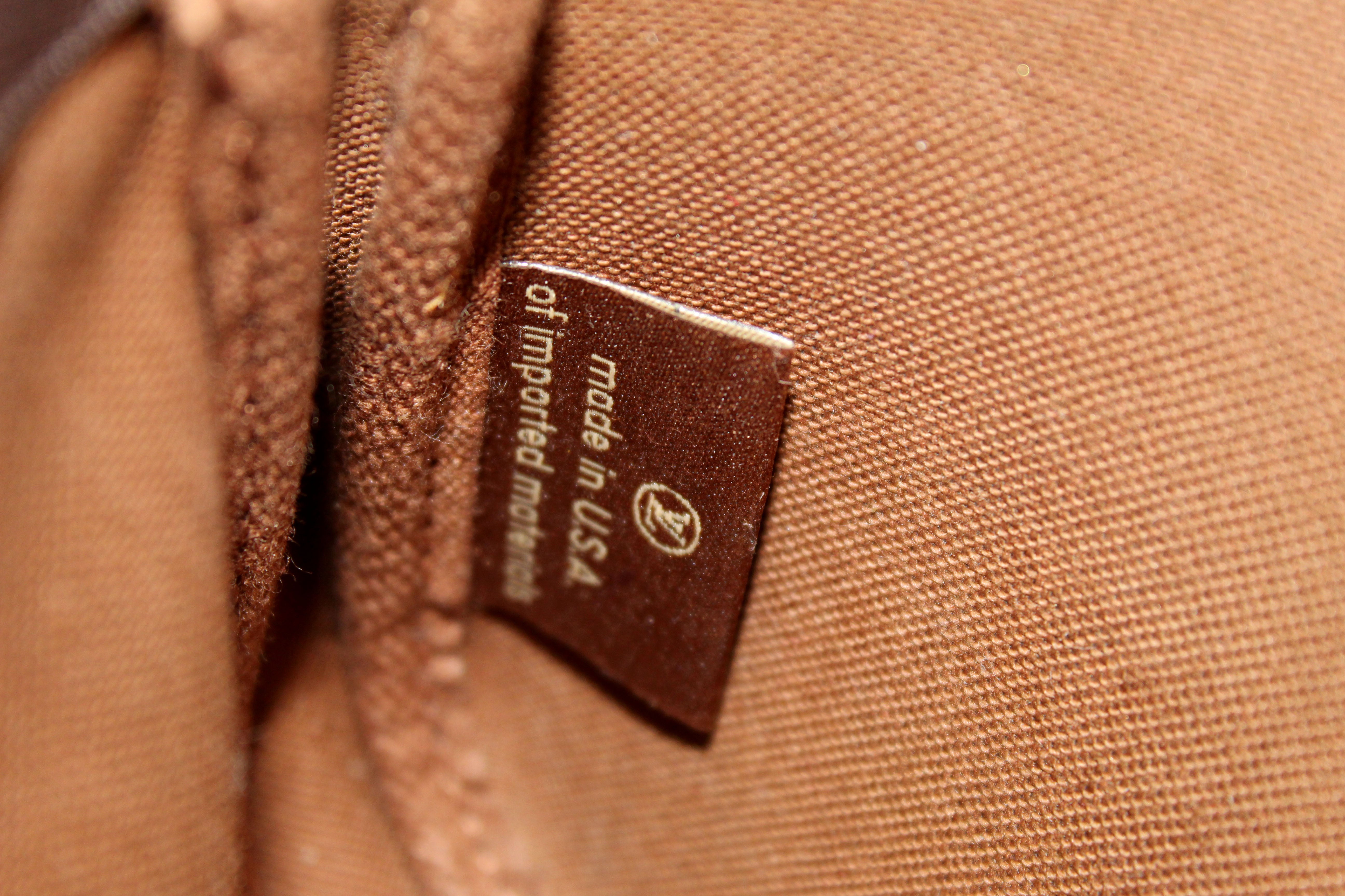 Authentic Louis Vuitton Classic Monogram Light Pink Strap Multi-Pochette Accessoires Bag