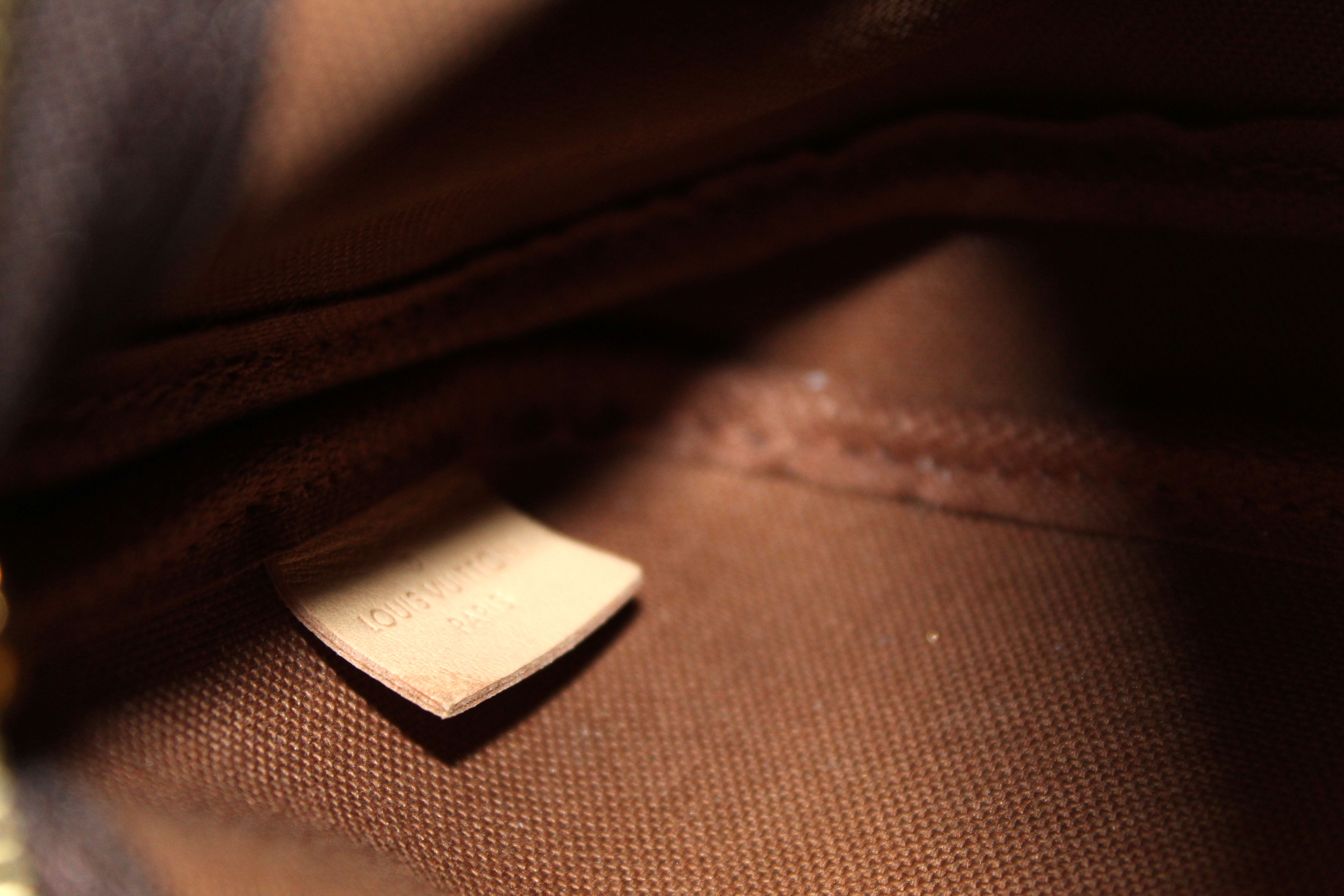 Authentic Louis Vuitton Classic Monogram Light Pink Strap Multi-Pochette Accessoires Bag