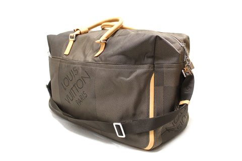 Authentic Louis Vuitton Damier Geant Souverain Travel Duffle Bag