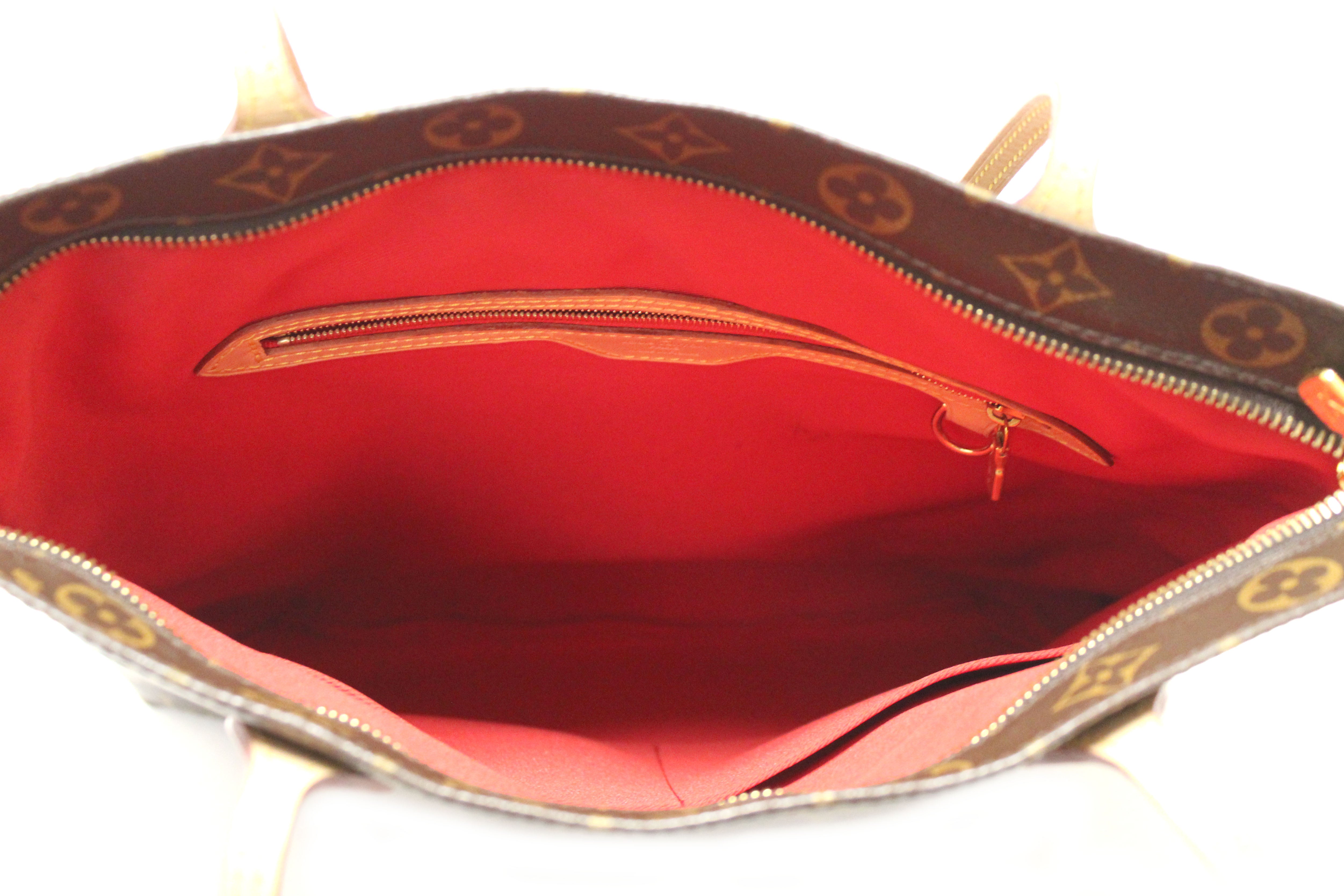 Authentic Louis Vuitton Classic Monogram Carry It Tote Shoulder Bag