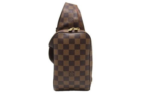 Authentic Louis Vuitton Damier Ebene Geronimos Waist Bag