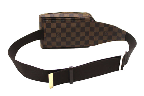 Authentic Louis Vuitton Damier Ebene Geronimos Waist Bag
