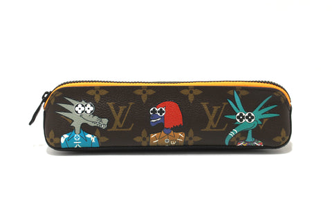 Authentic Louis Vuitton Limited Edition Monogram Friends Elizabeth Pencil Pouch