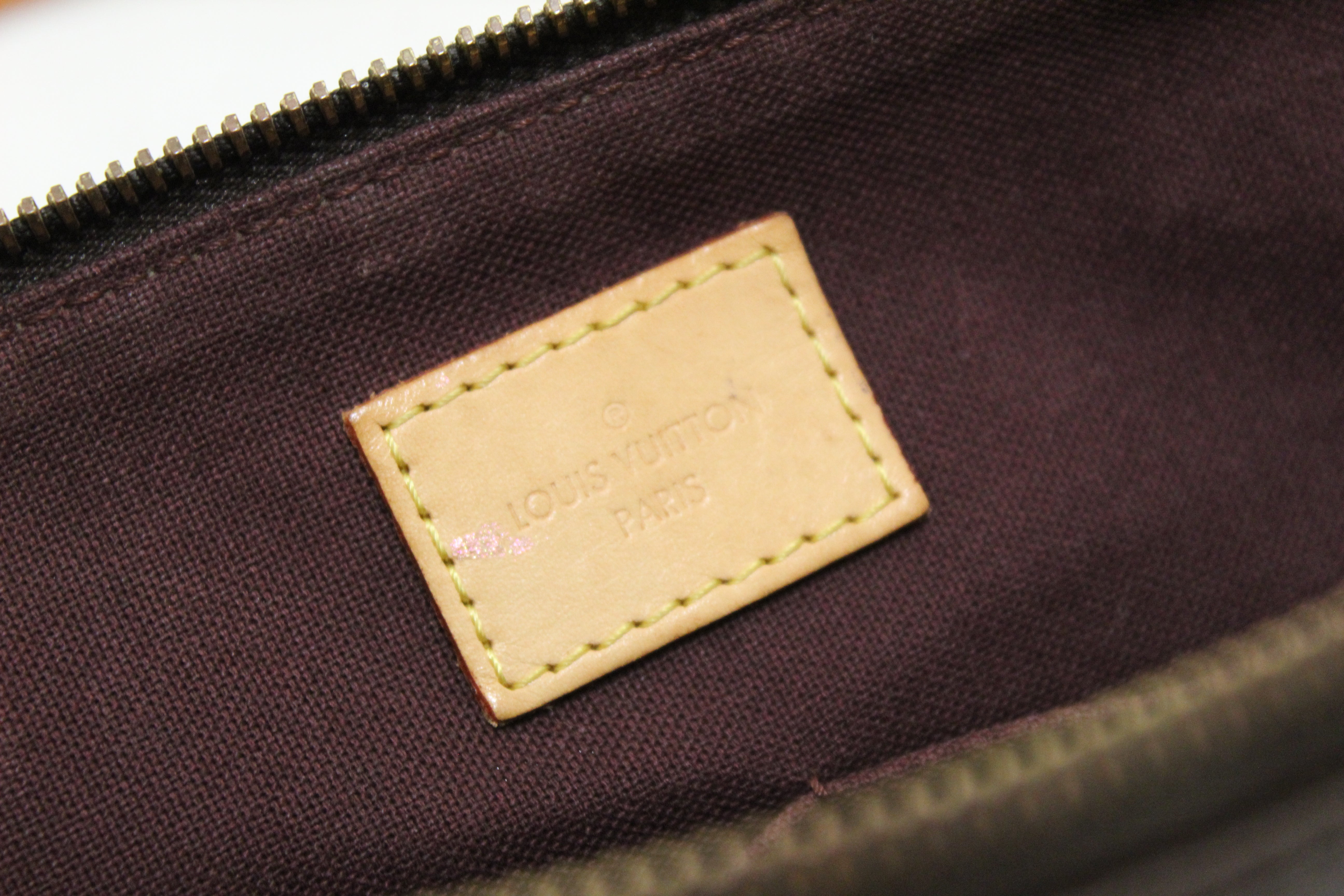 Authentic Louis Vuitton Classic Monogram Canvas Iena PM Shoulder Tote Bag
