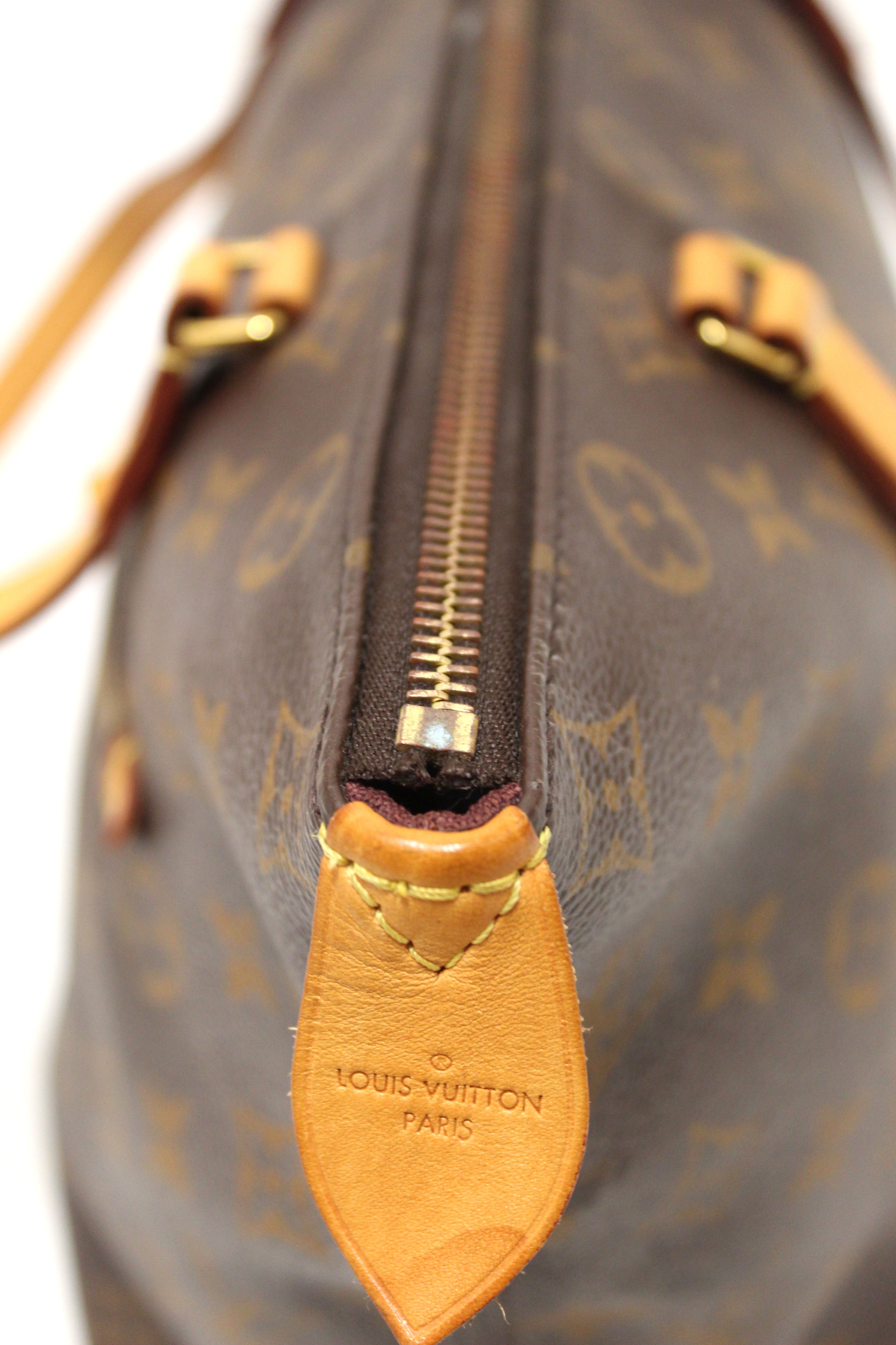 Authentic Louis Vuitton Classic Monogram Canvas Iena PM Shoulder Tote Bag
