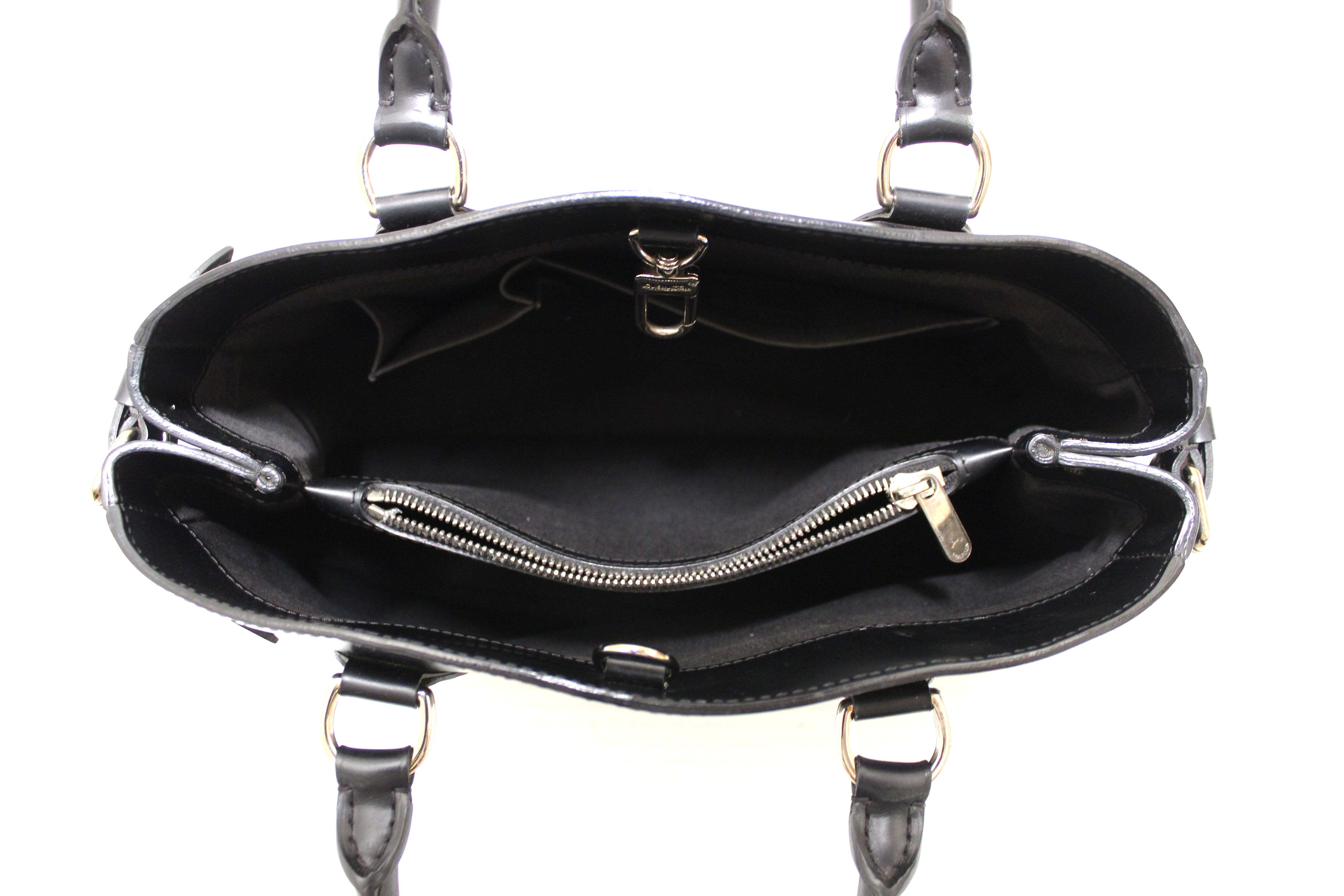 Authentic Louis Vuitton Black Epi Leather Passy PM Handbag