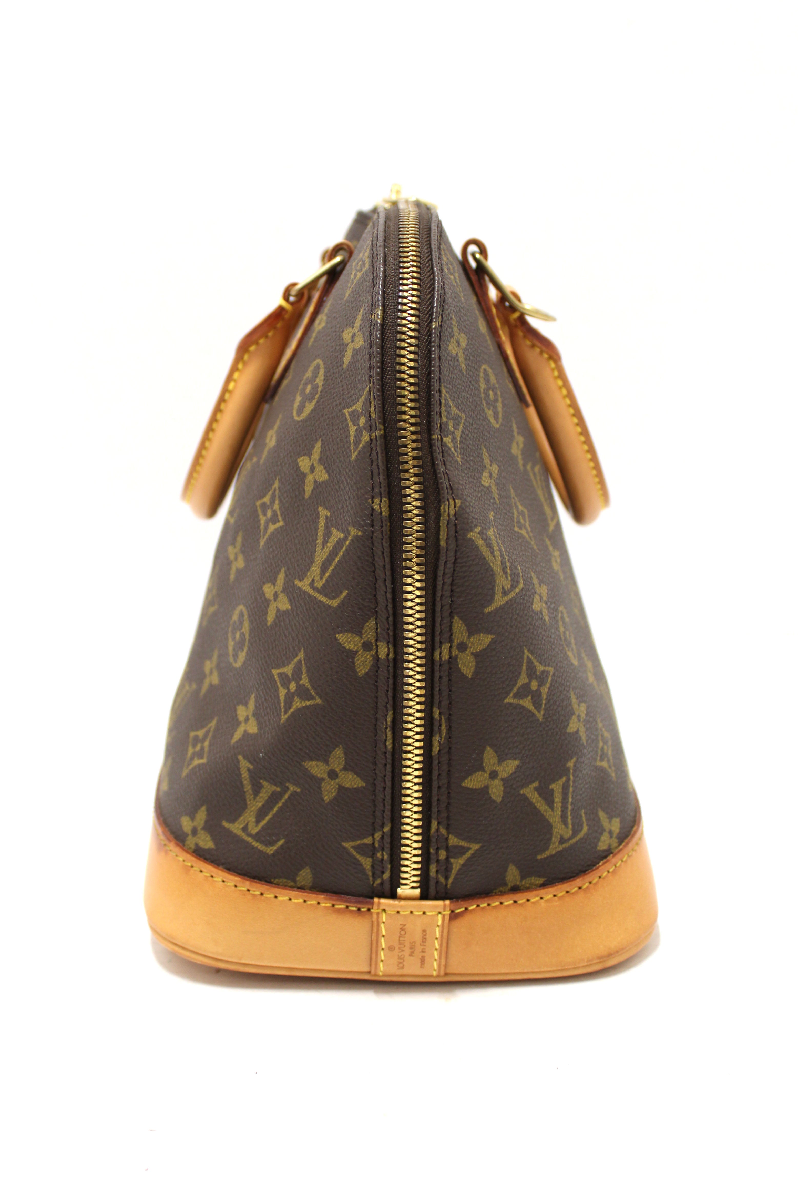Authentic Louis Vuitton Classic Monogram Canvas Alma PM Handbag
