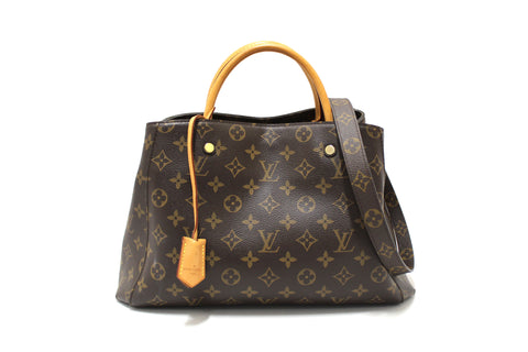 Authentic Louis Vuitton Classic Monogram Montaigne MM Handbag