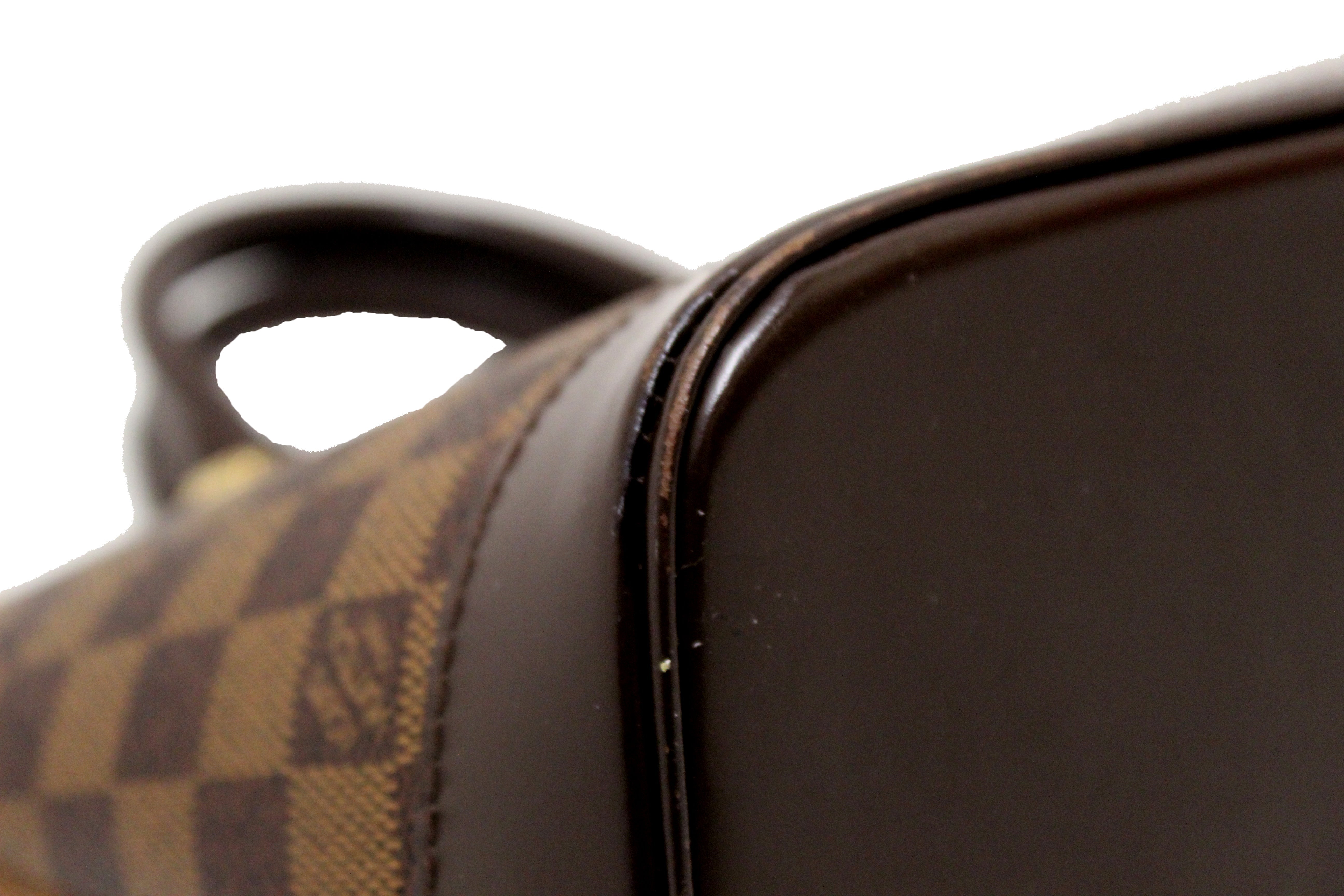 Authentic Louis Vuitton Damier Ebene Canvas Alma PM Handbag