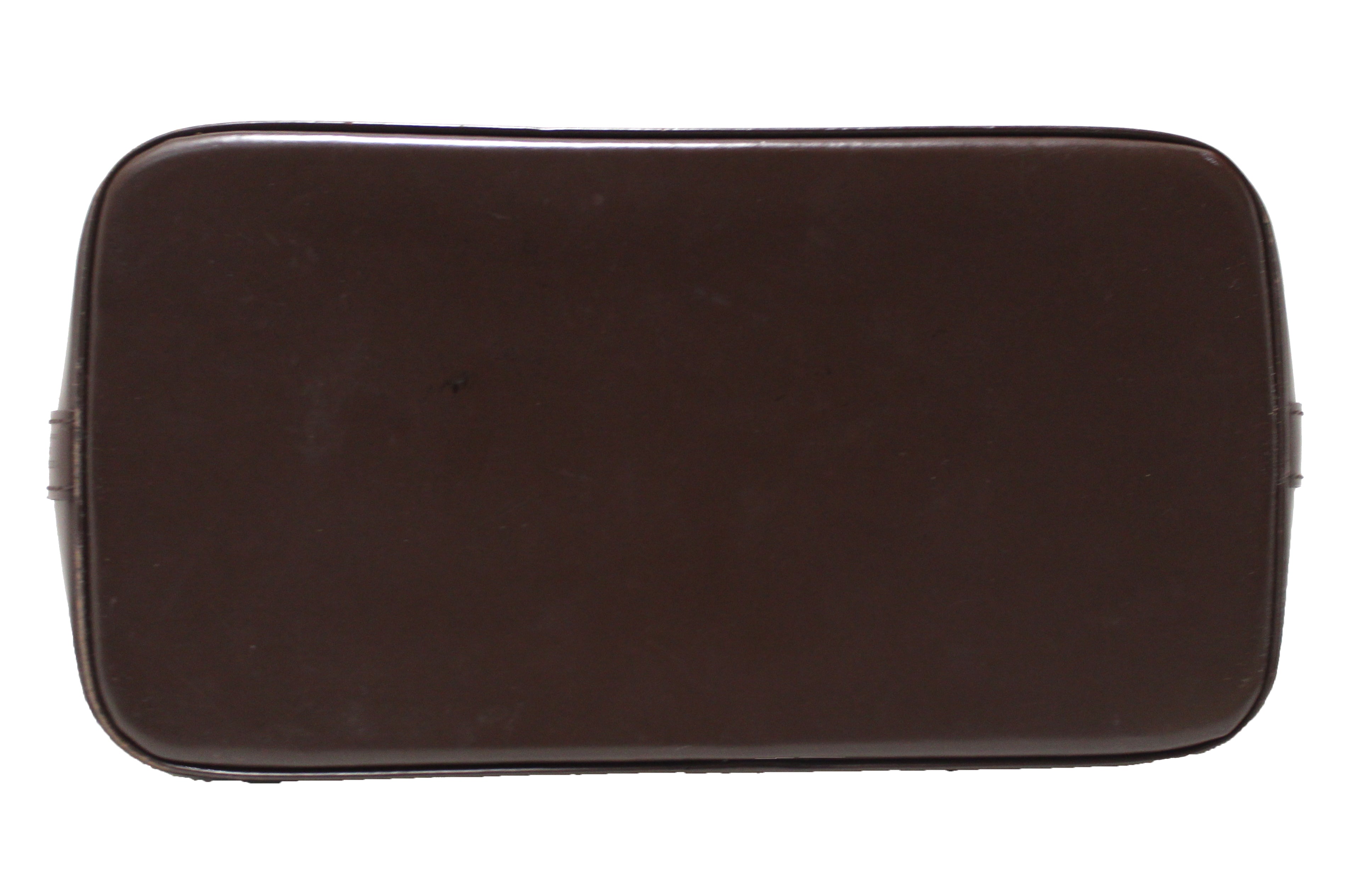 Authentic Louis Vuitton Damier Ebene Canvas Alma PM Handbag